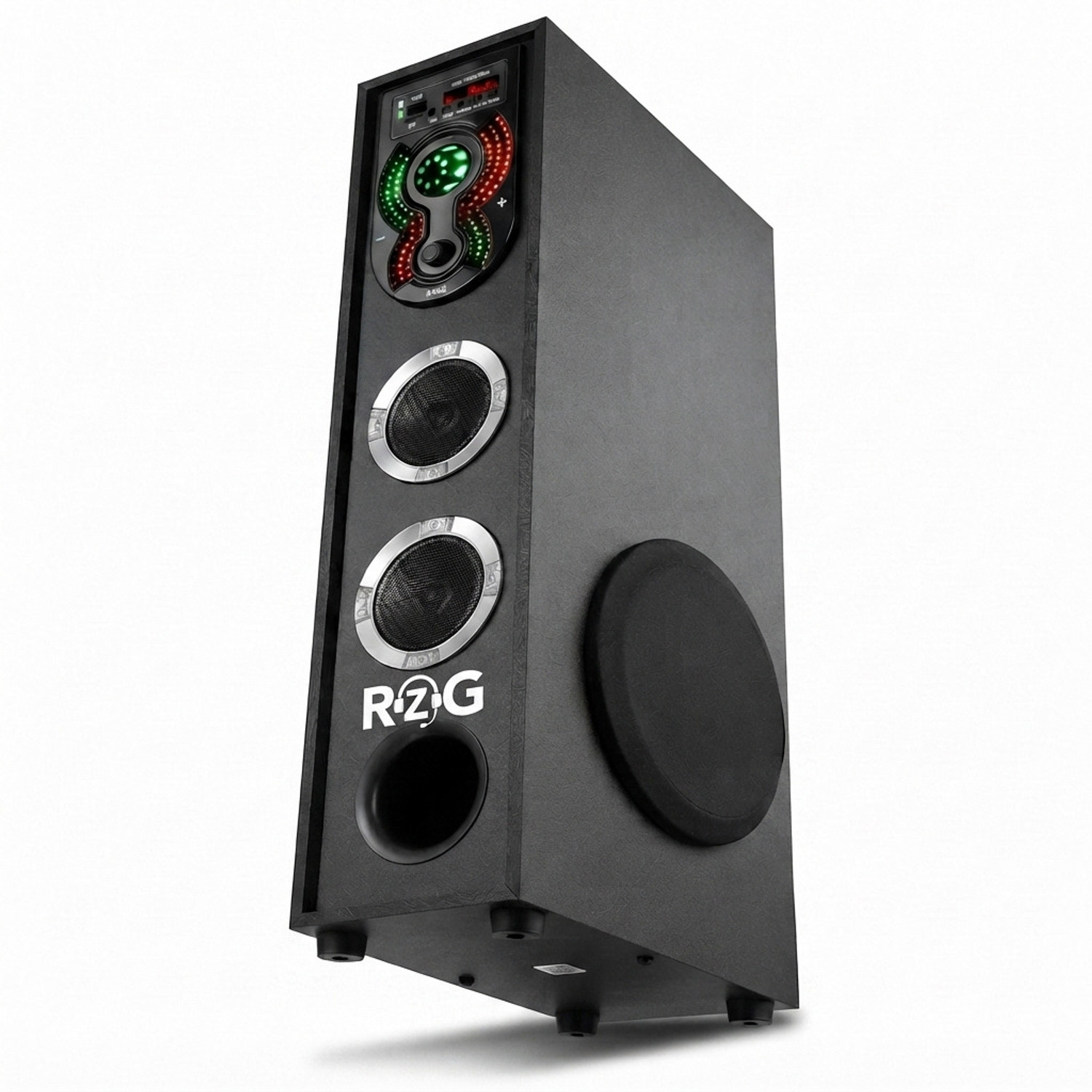 RZG L-2 DJ High Bass Tower Speaker Bluetooth Speaker 120 W Bluetooth Party Speaker (Black, 2.1 Channel) - Image 1