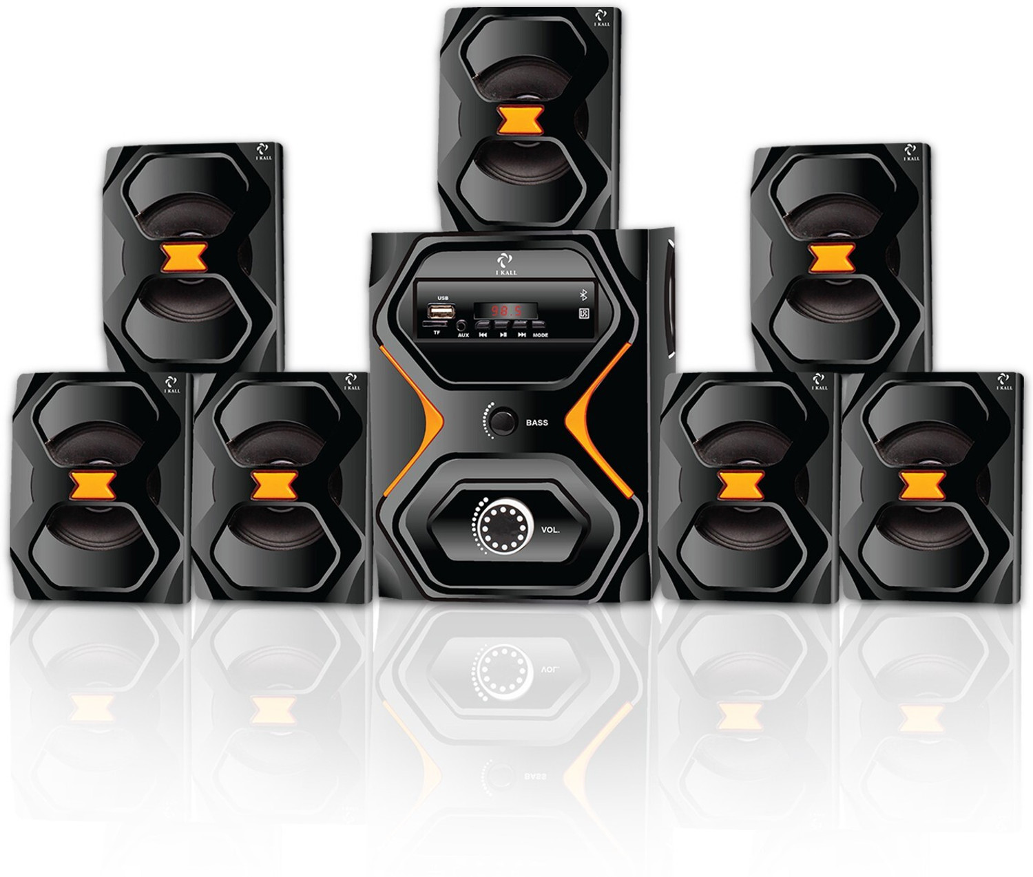 I Kall IK2222 Bluetooth Home Theatre (Black, Mono Channel) - Image 1