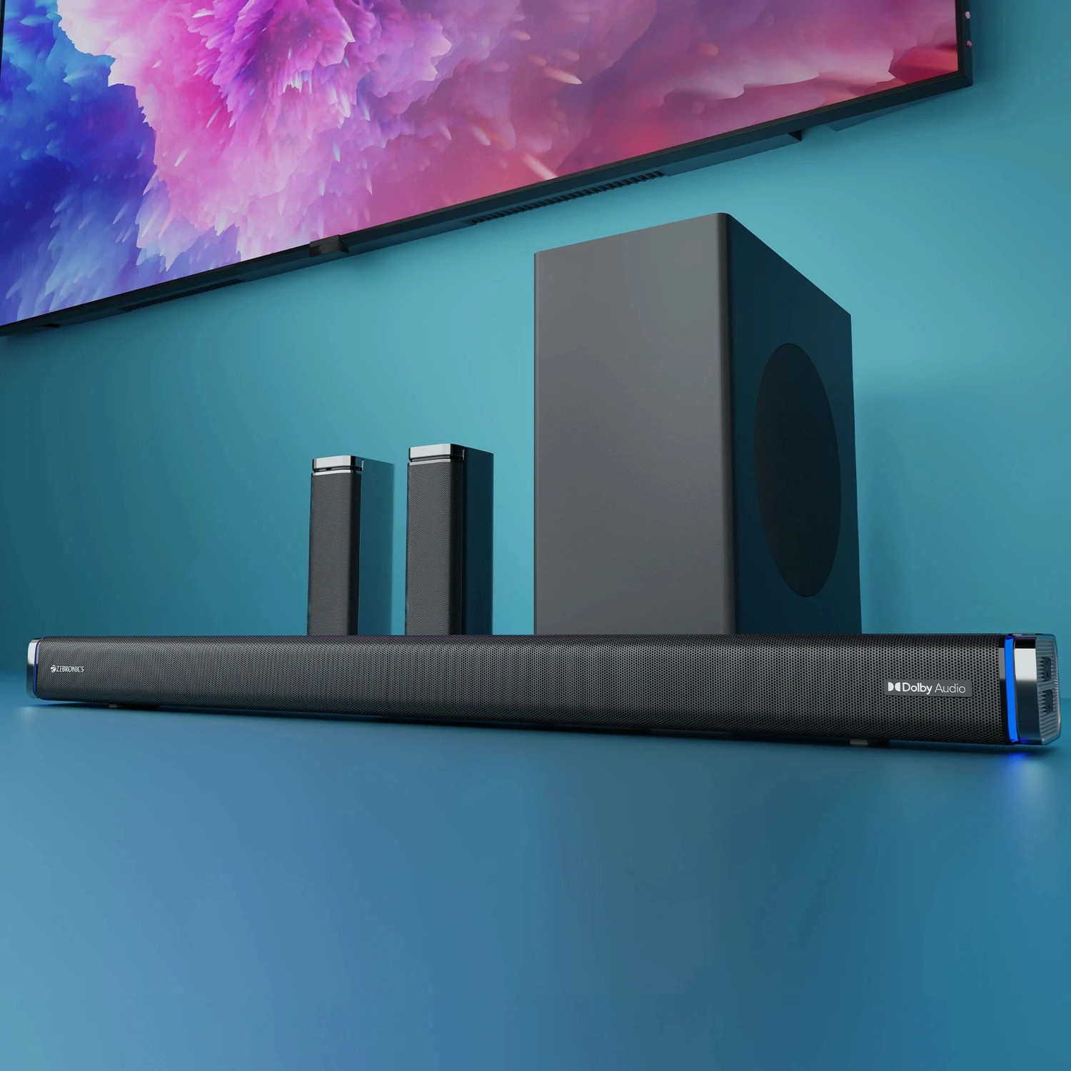 ZEBRONICS ZEB-Juke bar 9530WS Pro 5.1 Soundbar (Black) - Image 1