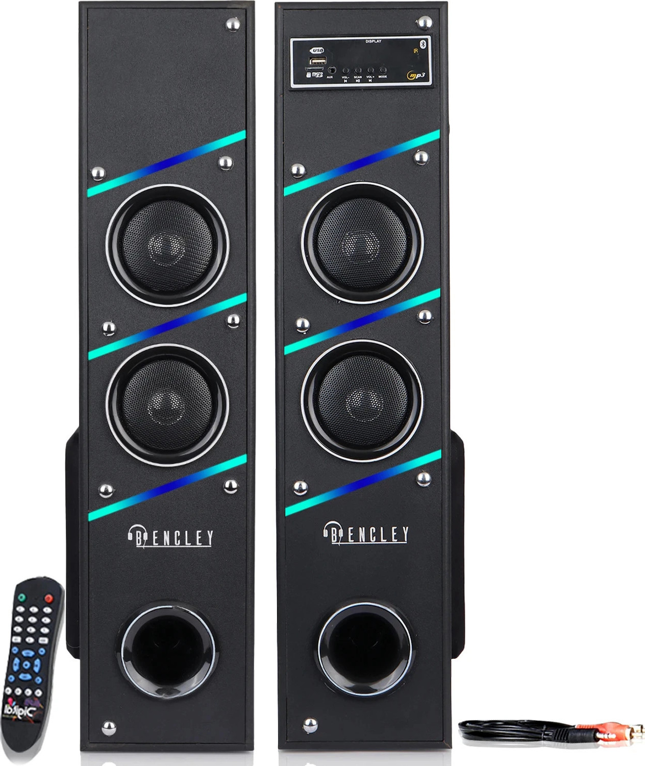 Bencley HDT-03 EDGE 110W Bluetooth Speaker (Black, 4.2 Channel) - Image 1