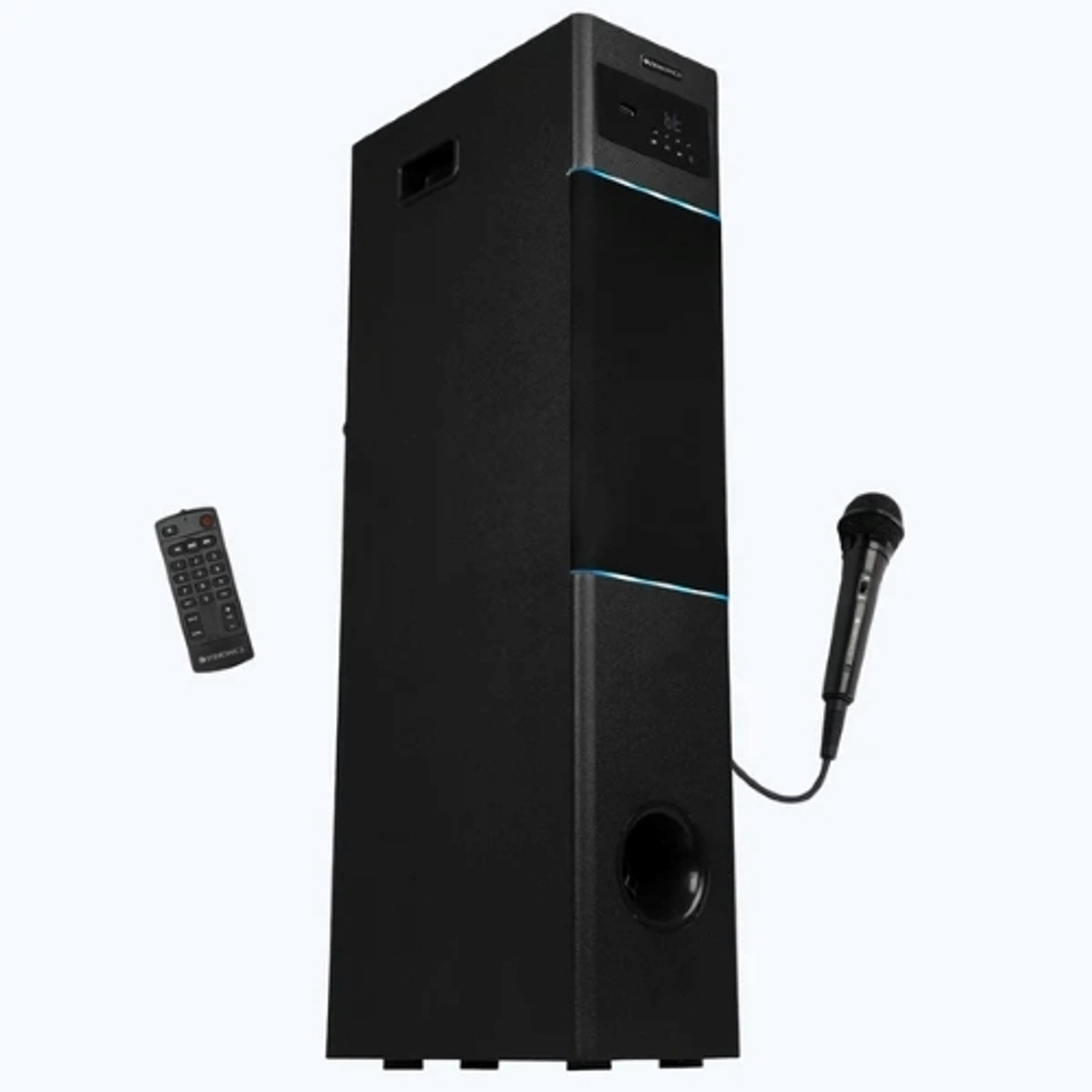 ZEBRONICS GIGA MINI TOWER SPEAKER 50W Bluetooth Tower Speaker (Black, - Image 1