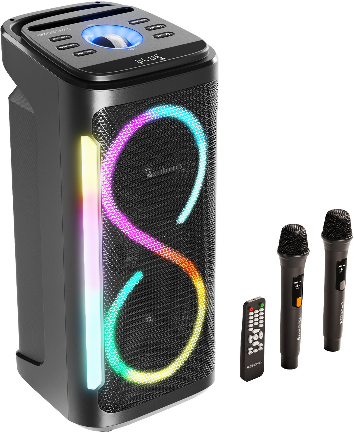 Buy ZEBRONICS Party Fyre 650 180W Bluetooth Party Speaker with Dual - Image 1
