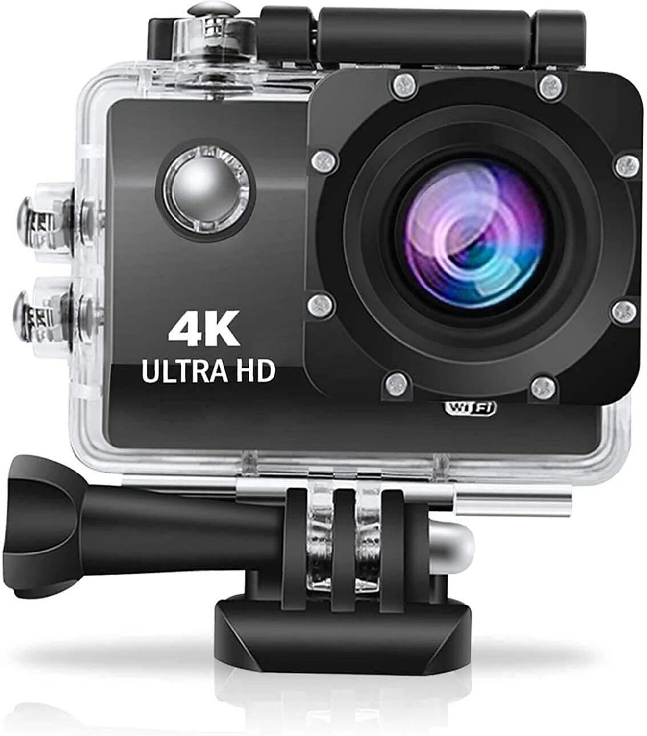 AAlly WIFI ULTRA 4k Sports Powershoot S2 Action Camera (Black, 16 MP) - Image 1