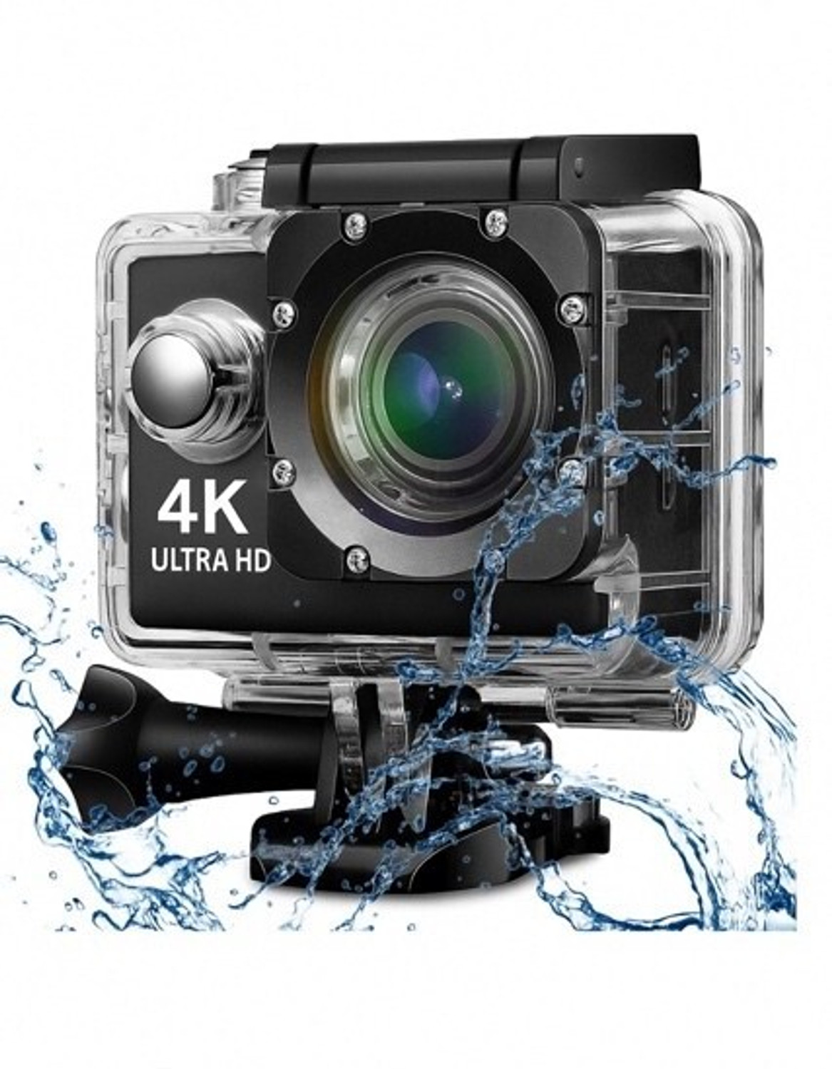 Camora à¤à¥à¤®à¥à¤°à¤¾ GoPro Action camera X4 Pro 4K Action Camera 20MP WiFi Waterproof Sports Camera with Mount Kit à¤¸à¥à¤ªà¥à¤°à¥à¤à¥à¤¸ à¤à¤° à¤à¤à¥à¤¶à¤¨ à¤à¥à¤®à¤°à¤¾ (à¤à¤¾à¤²à¤¾, 20 MP) - Image 1