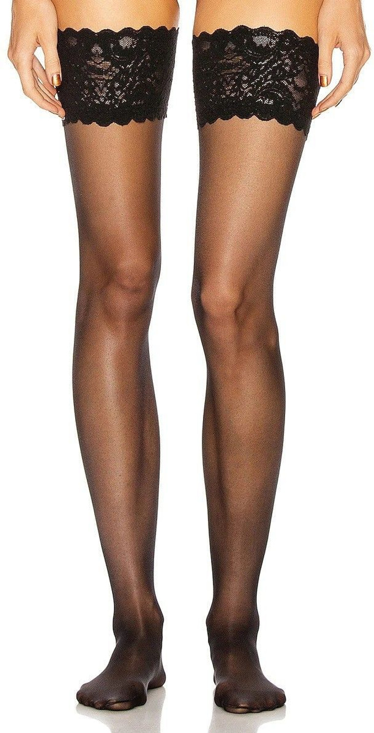 Ramanuja Women Lace Top Stockings - Image 1