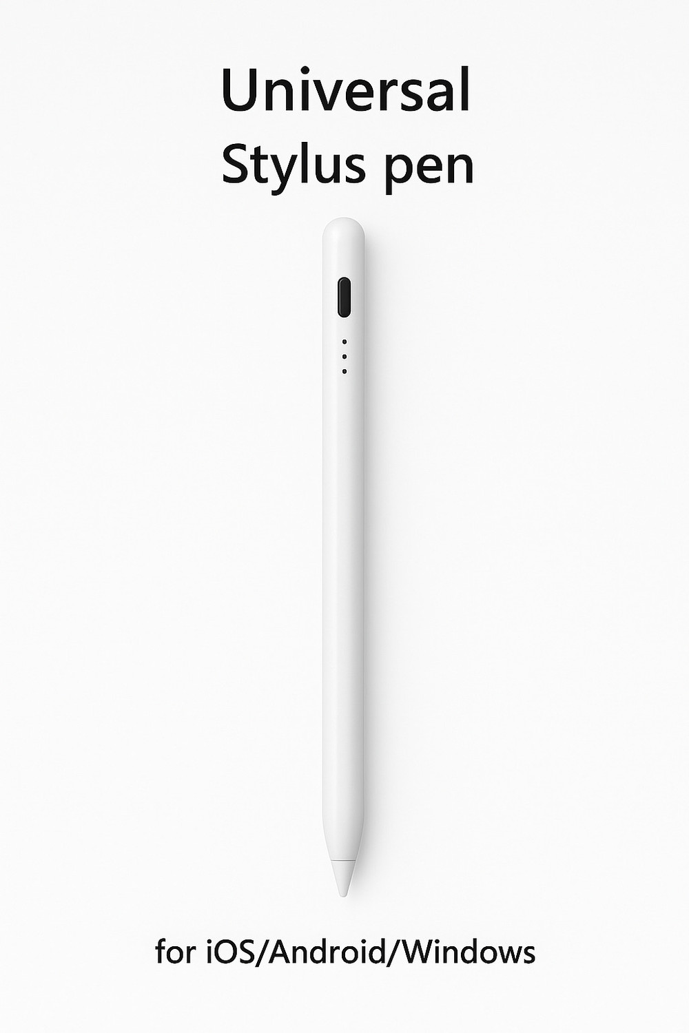 Gizga Essentials C5 Stylus Pen for iPad (White) - Image 1