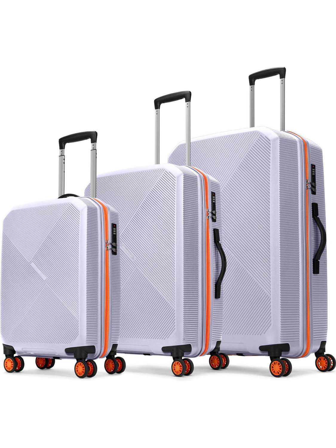 ARISTOCRAT Apex 31 Inch Lavender Blue Luggage Pack of 8 - Image 1