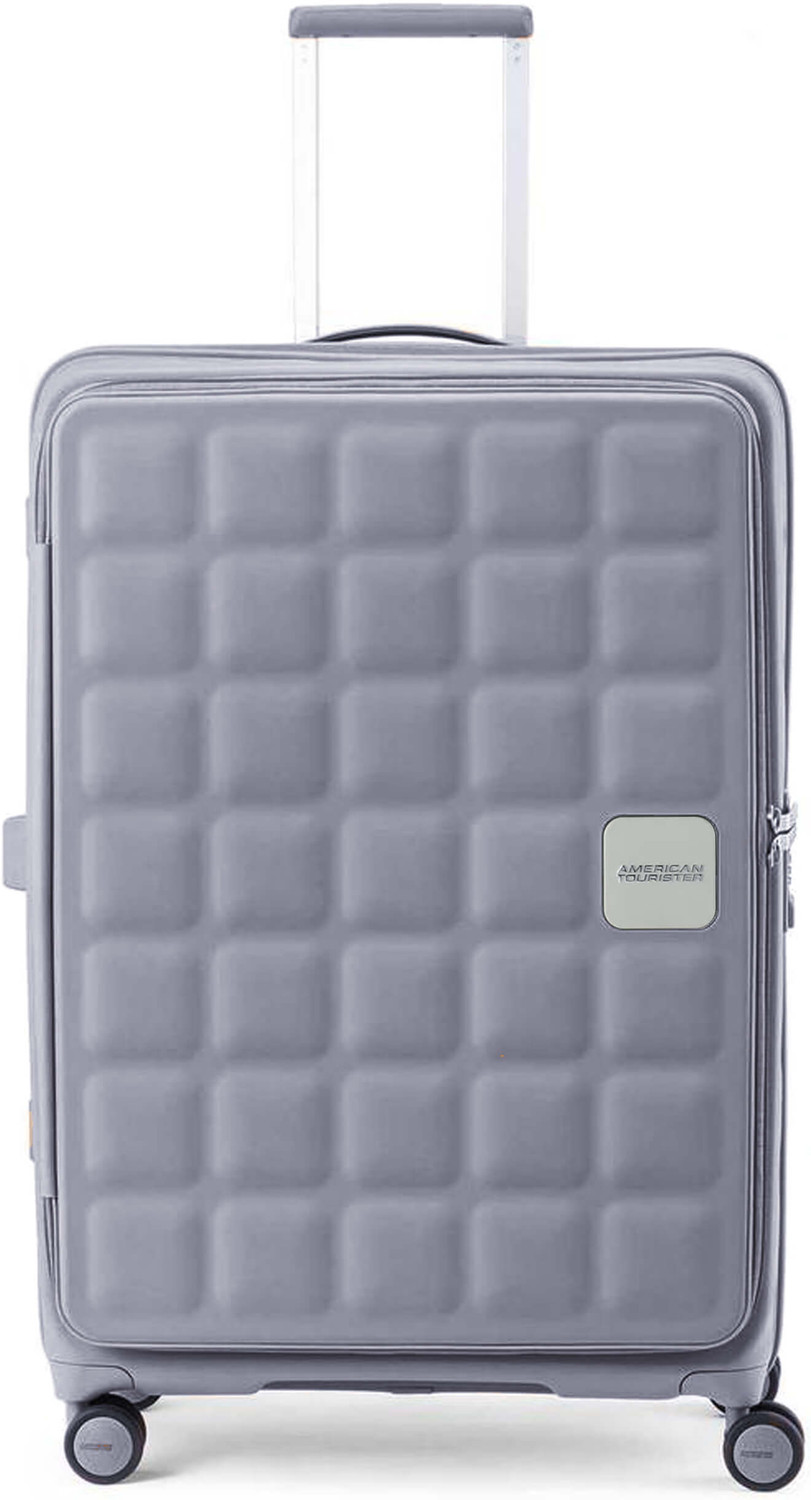 American Tourister Medium Check-in Suitcase 68cm 8 Wheels Grey - Image 1