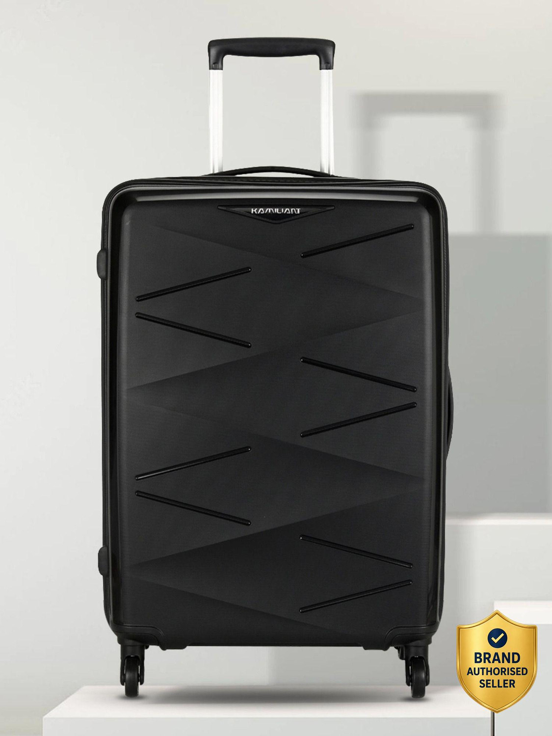Kamiliant by American Tourister Medium Check-in Suitcase 67.5cm Black - Image 1