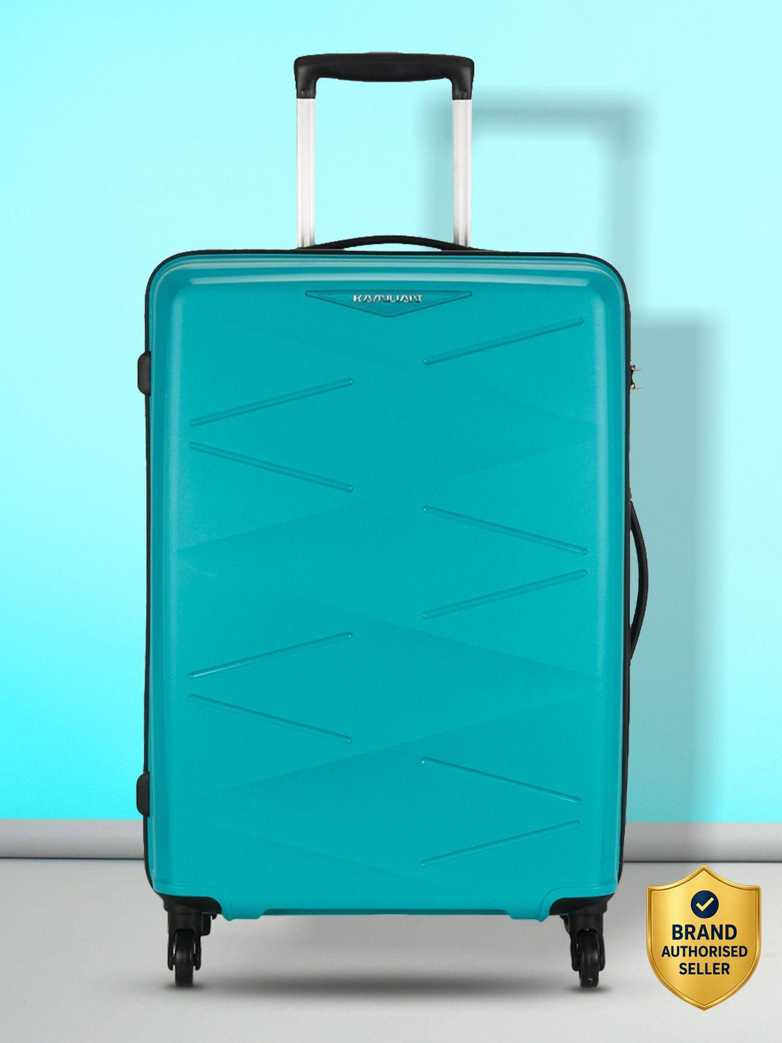 Kamiliant by American Tourister Large Check-in Suitcase (78 cm) 4 Wheels - Combination Lock-Triprism - Blue - Image 1