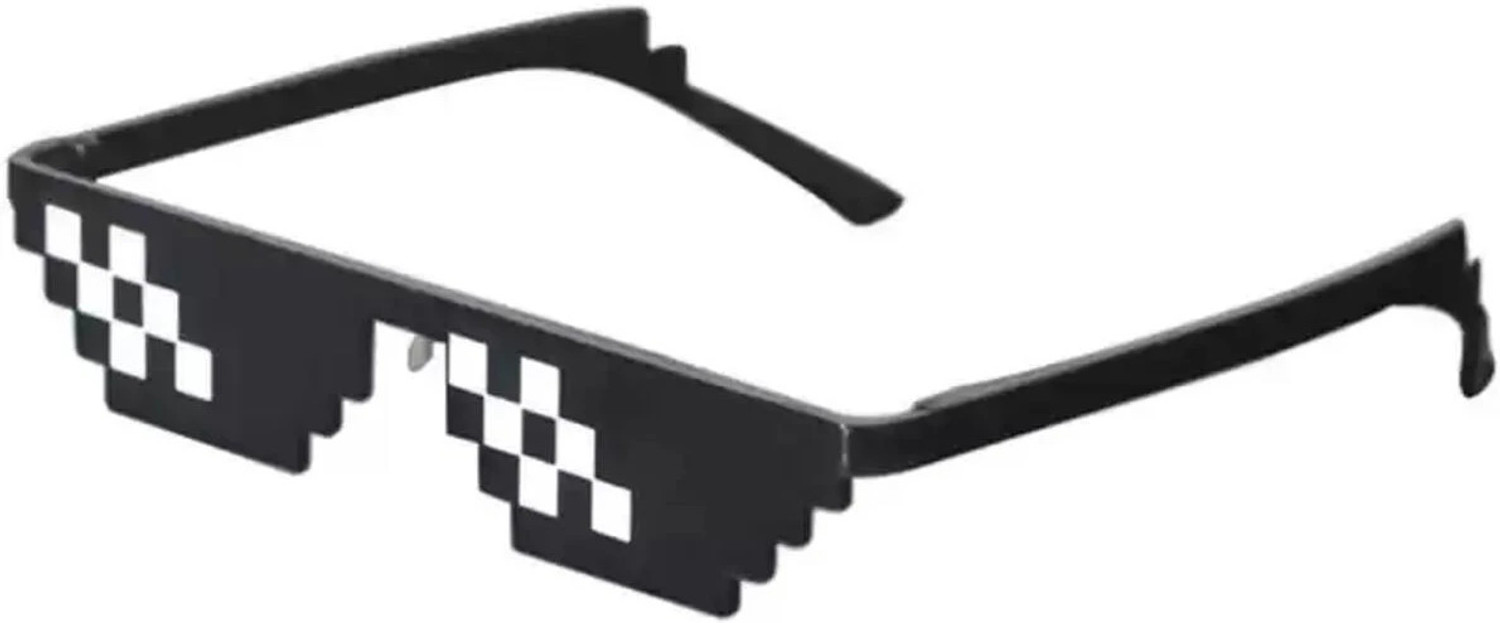 Rudrav Others Wayfarer Sunglasses (Free Size) (For Men & Women, Black) - Image 1