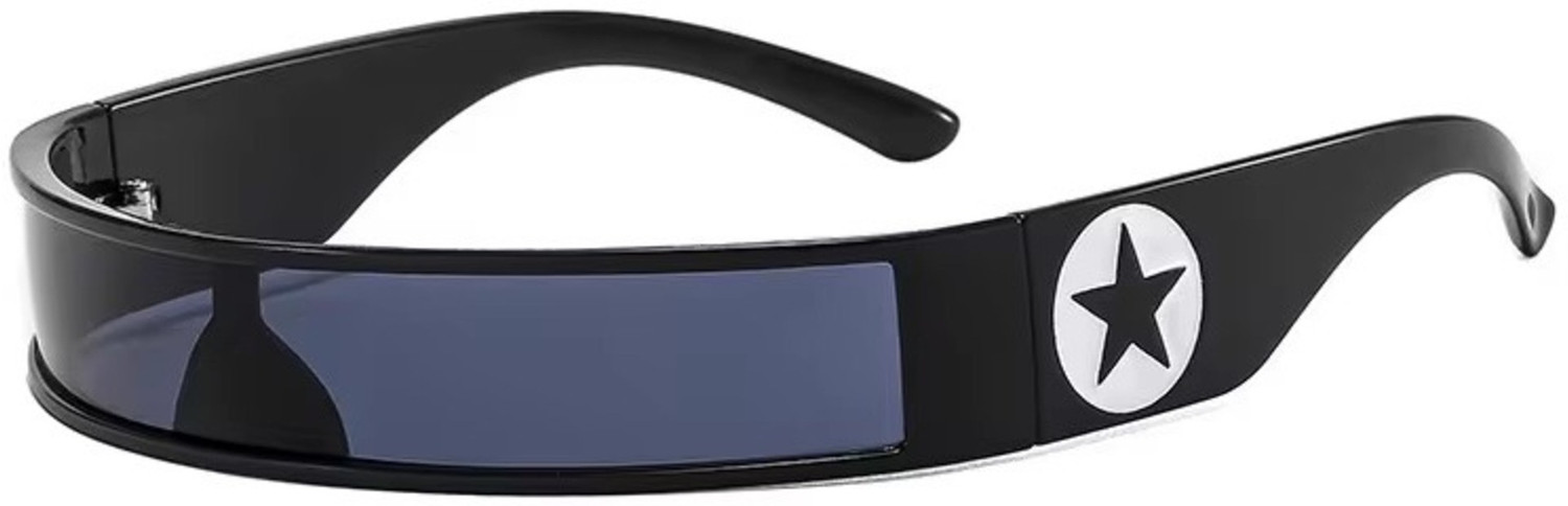 Augen UV Protection Spectacle Sunglasses (54) (For Men & Women, Black) - Image 1