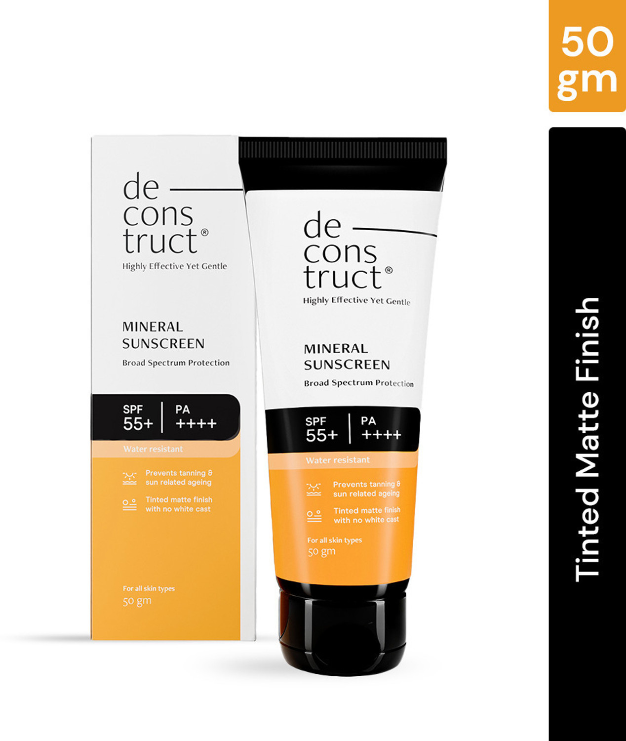 Deconstruct Tinted Mineral Sunscreen SPF 55+ PA++++ 50g - Image 1