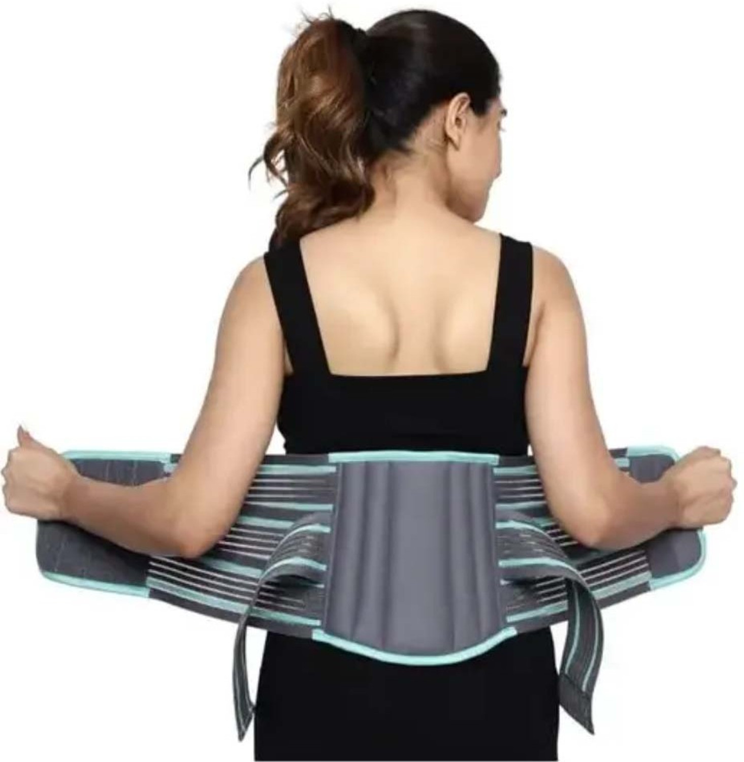 Zoi-Ortho Lumbosacral Belt Green & Grey Back Support - Image 1