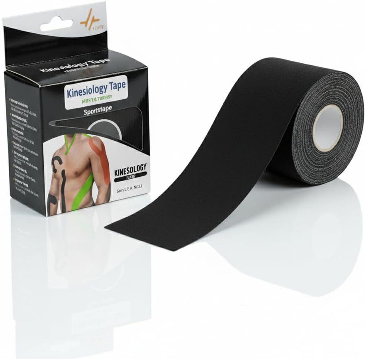 SHIFTER Kinesiology Tape for Injury Support (Black) - Image 1
