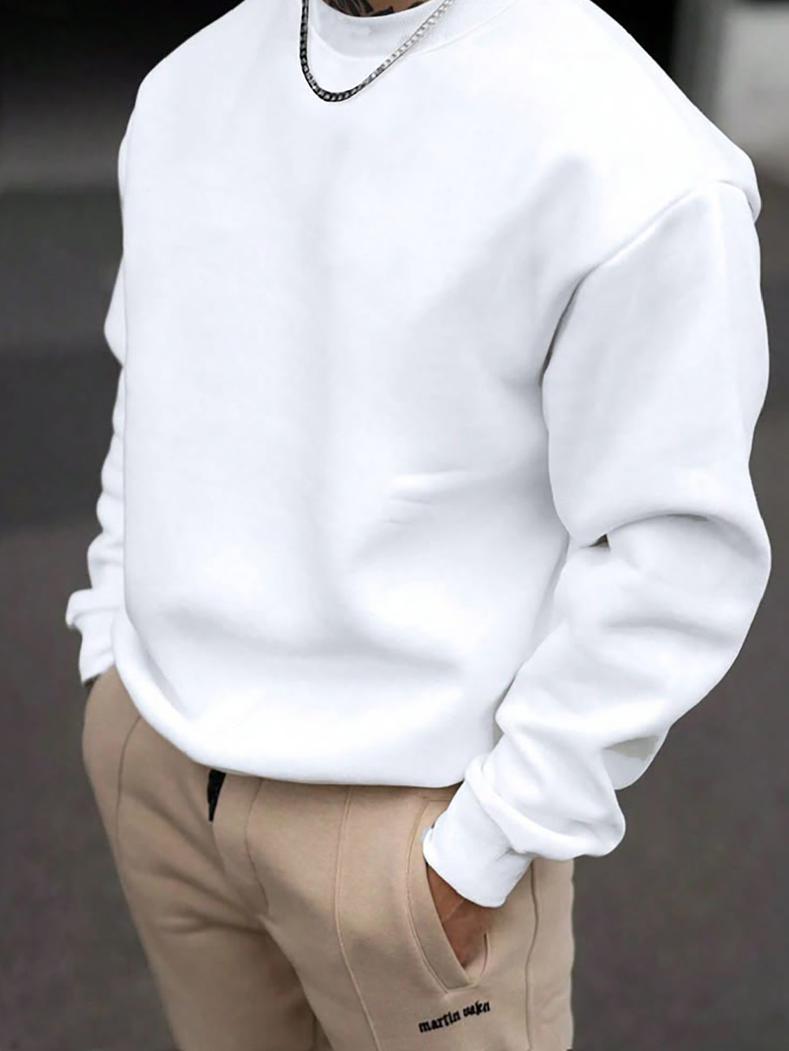 Magneto Men Full Sleeve Solid Sweatshirt - Image 1