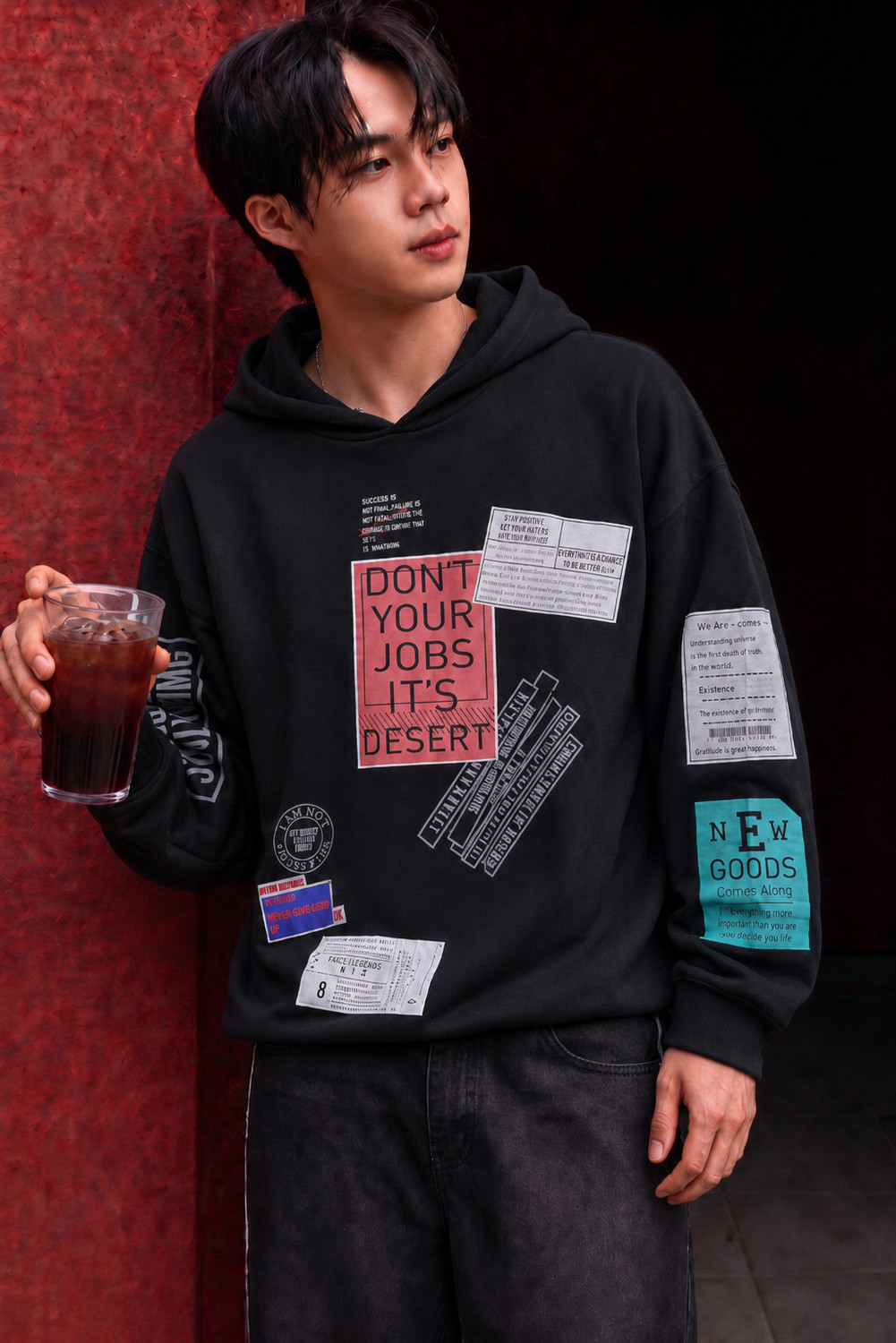 Try This Men Full Sleeve Printed Sweatshirt - Image 1