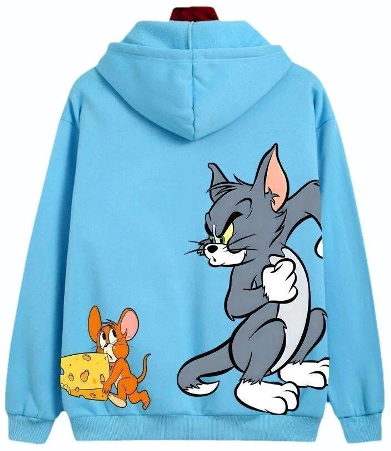 Preeo Men Full Sleeve Printed Hooded Sweatshirt - Image 1