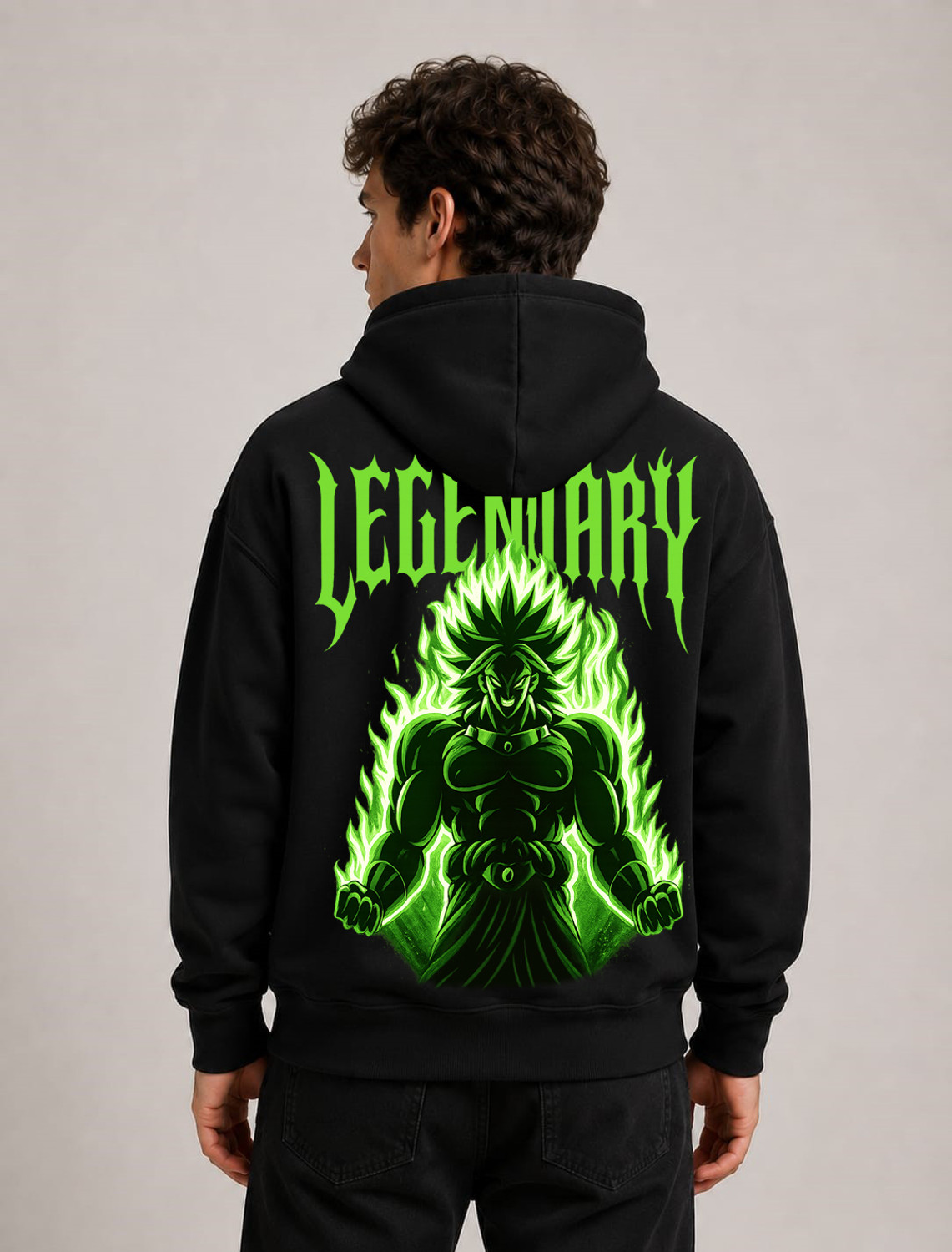RASKELYBAX Men Full Sleeve Graphic Print Hooded Sweatshirt - Image 1
