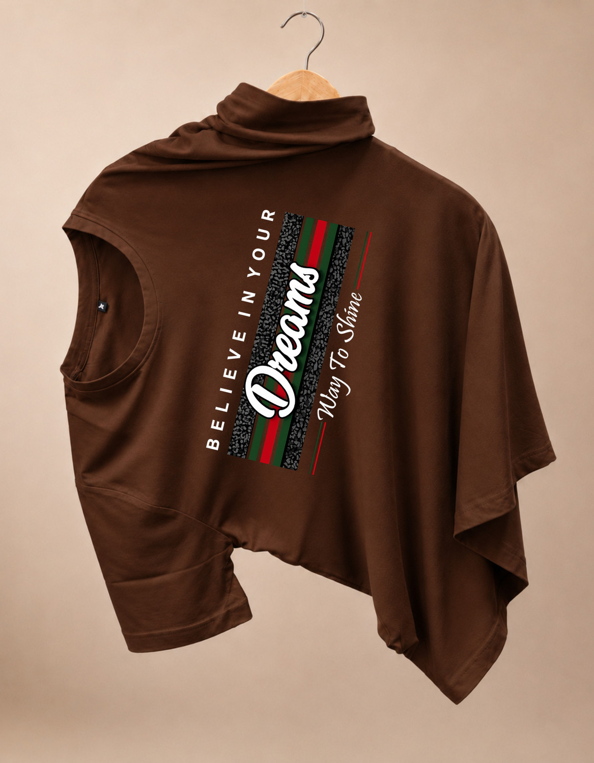 Magneto Men Graphic Print Round Neck Pure Cotton Brown T-Shirt - Image 1