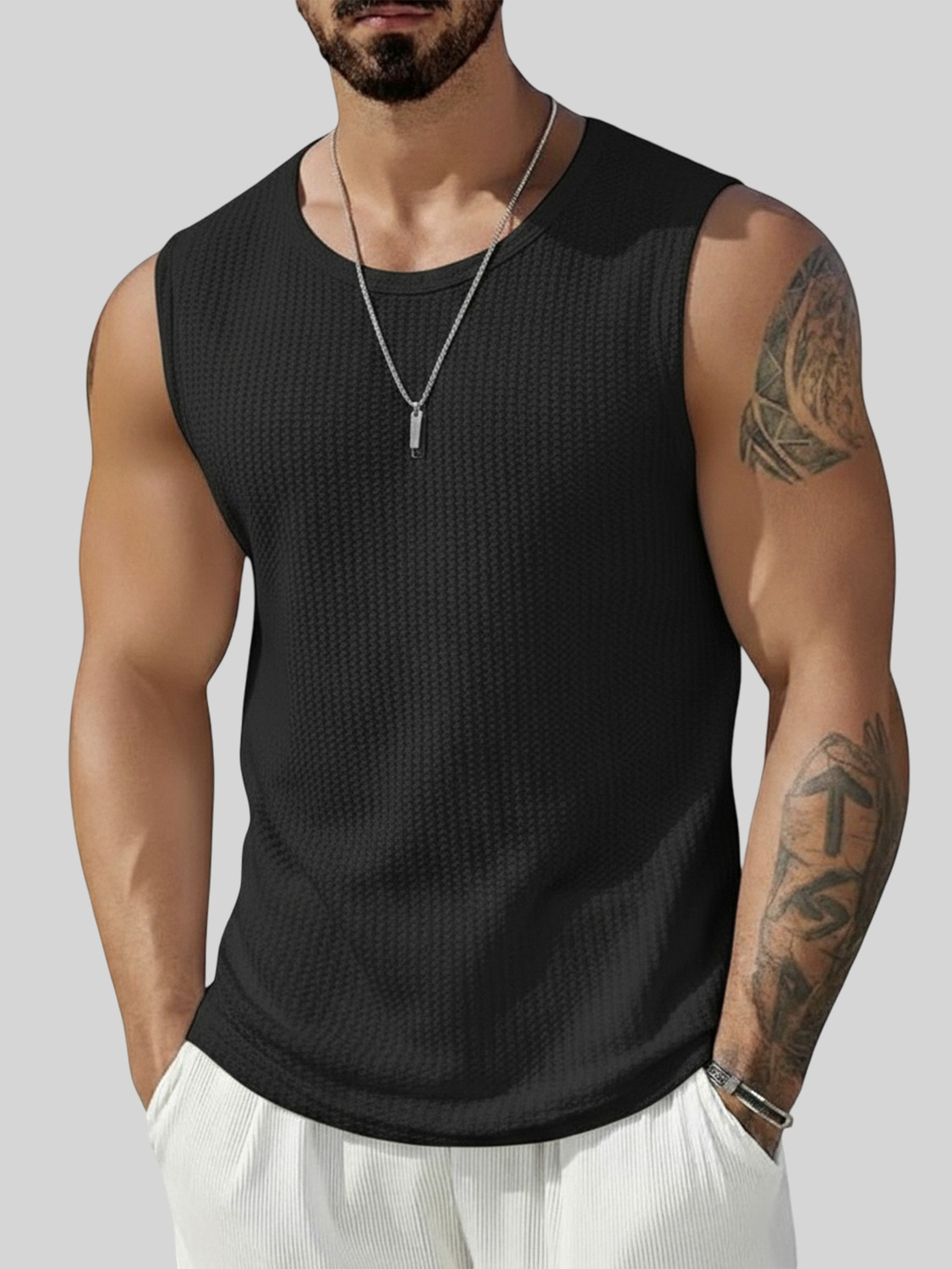 Fashion And Youth Men Vest - Image 1