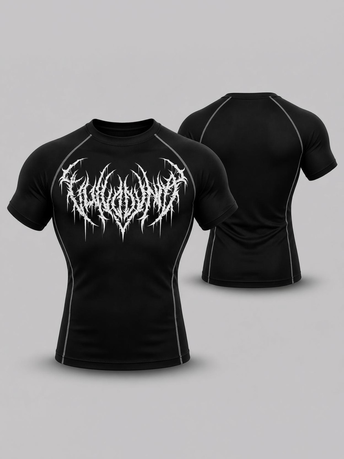 Gym Hound Men Graphic Print Round Neck Polyester Black T-Shirt - Image 1