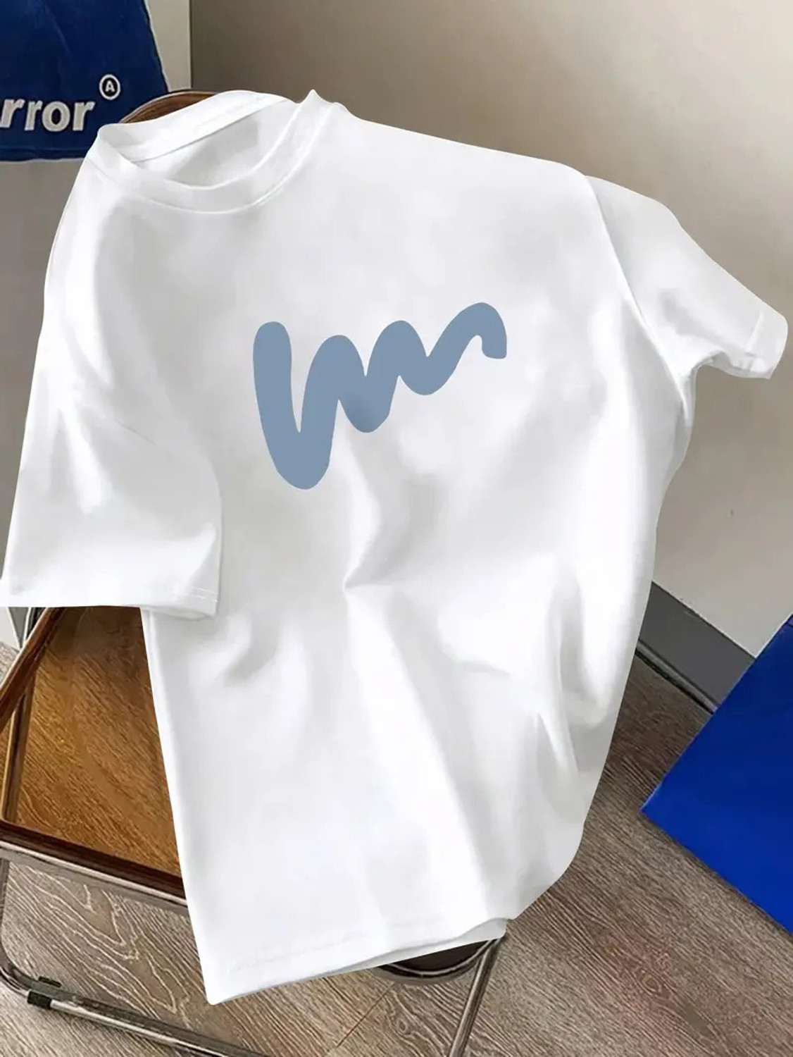 HIPOP Men Printed Round Neck Pure Cotton White T-Shirt - Image 1