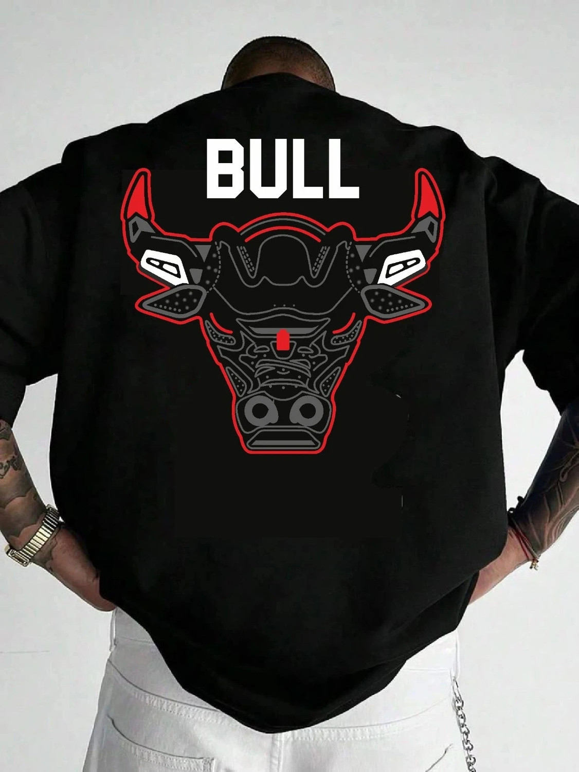 Smosh Men Printed Round Neck Cotton Blend Black T-Shirt - Image 1