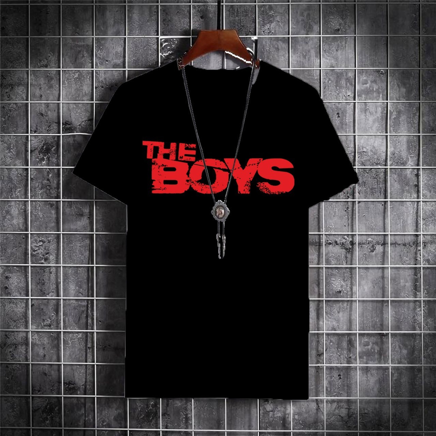 Oishee Men Colorblock Round Neck Polyester Black T-Shirt - Image 1