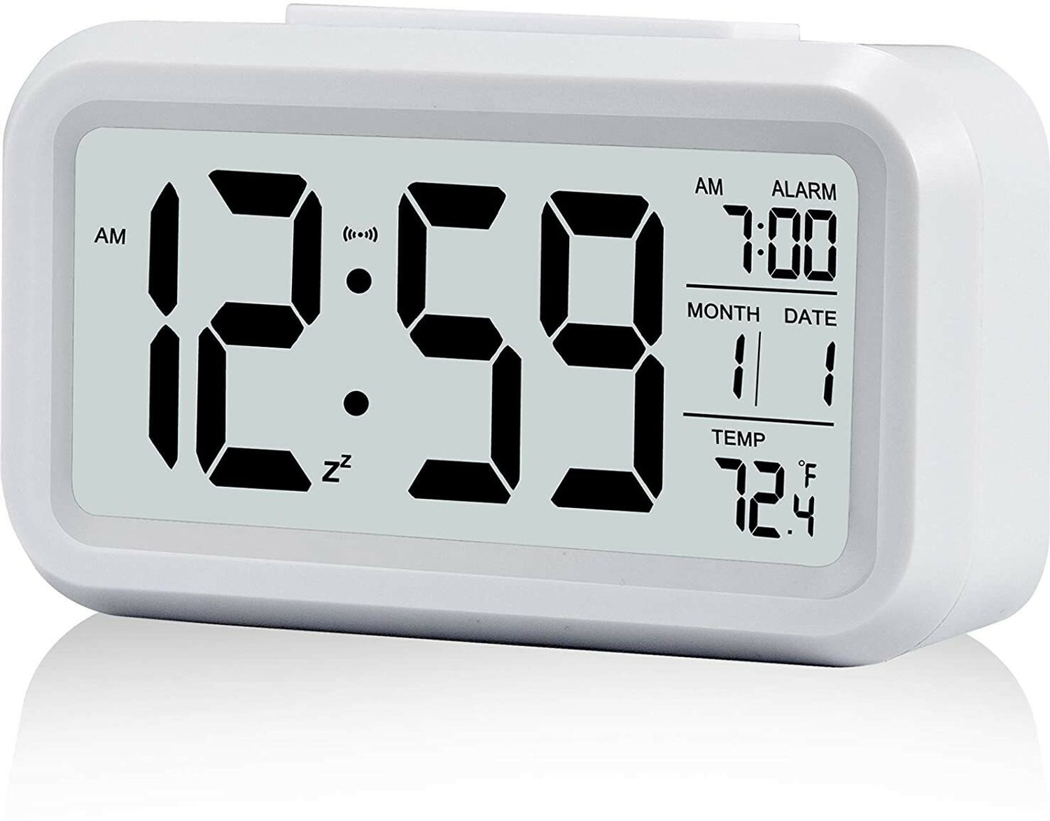 BBD Kitchen Shop Digital White Clock - Image 1