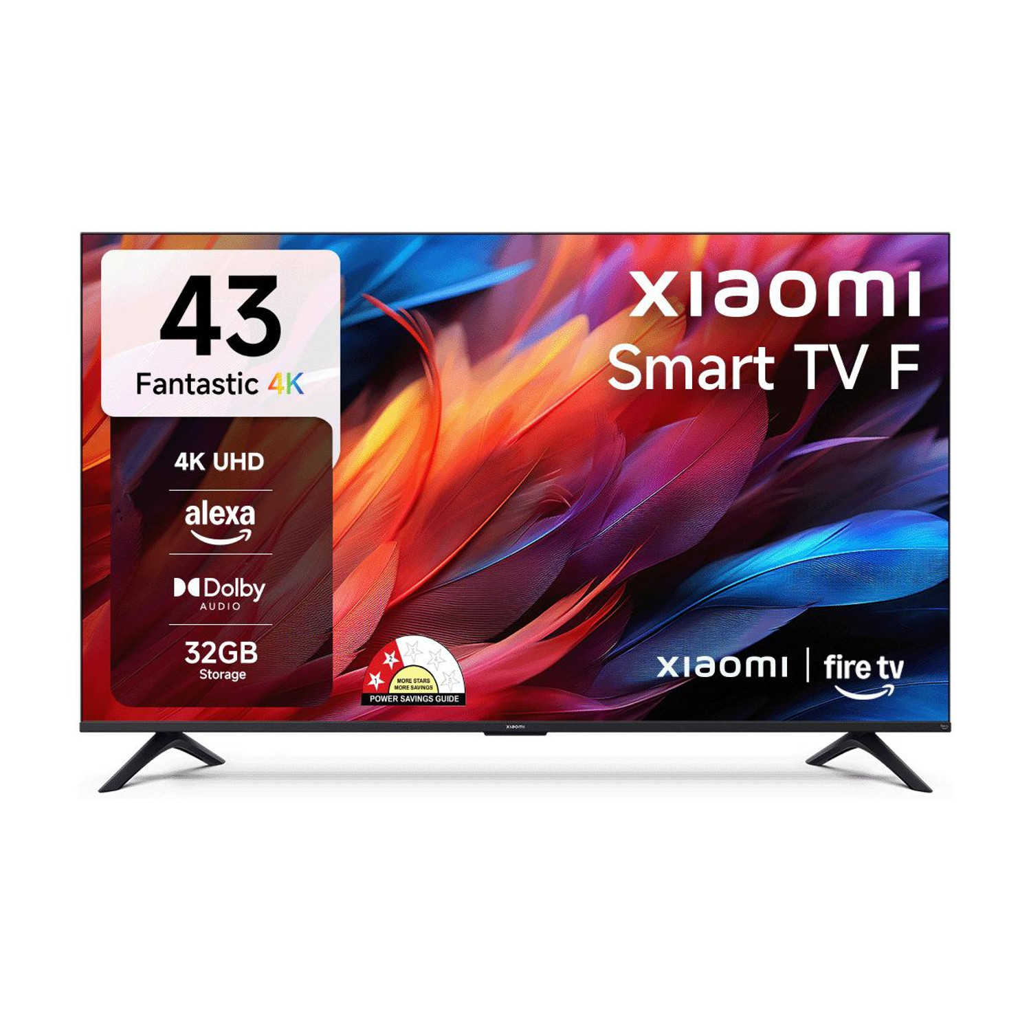 XIAOMI F Series 108 cm (43 inch) Ultra HD (4K) LED Smart Fire TV with Dolby Audio | Box Speakers | Alexa | 32GB Storage | Filmmaker Mode| Mi TV (L43MB-FIN) - Image 1