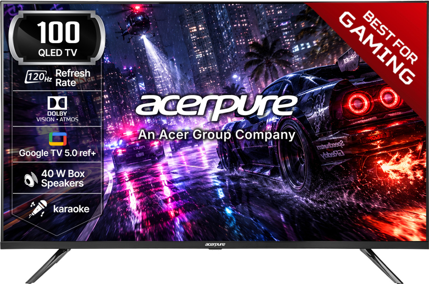 acerpure NITRO 100 inch QLED 4K Google TV 2026 - Image 1