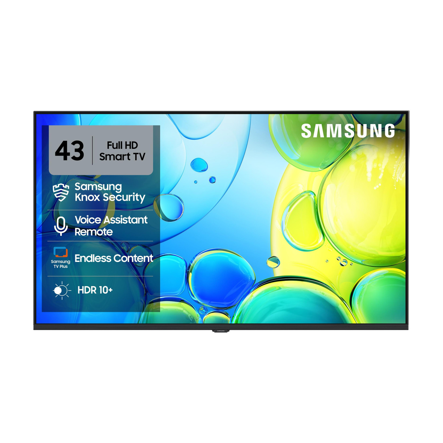 Samsung 108 cm (43 inch) Full HD LED Smart Tizen TV 2026 Edition with Voice Assistance Remote Control 150+ Free Channels HDR 10+ Support PurColor Contrast Enhancer Knox Security Object Tracking Sound Lite Adaptive Sound Q-Symphony (UA43F5650FUXXL) - Image 1