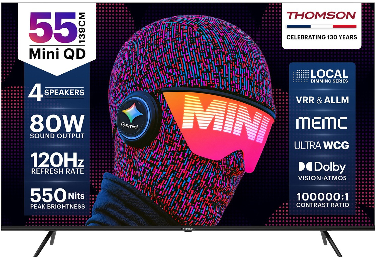 Thomson 139 cm (55 inch) Ultra HD Mini LED Smart Google TV 2026 - Image 1