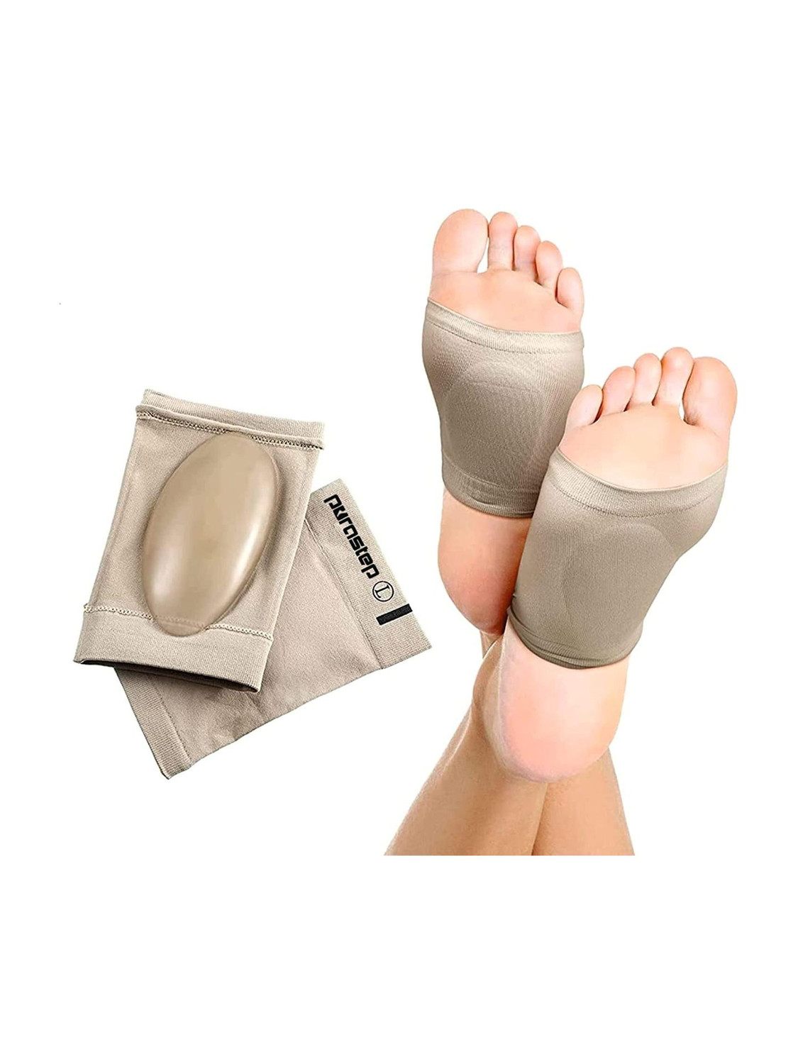 PKK TRADERS Flat Arch Support Socks Sleeves Pad - For Foot Pain Relief/For Flat Feet 1 pair (Pack Of 1) - Image 1