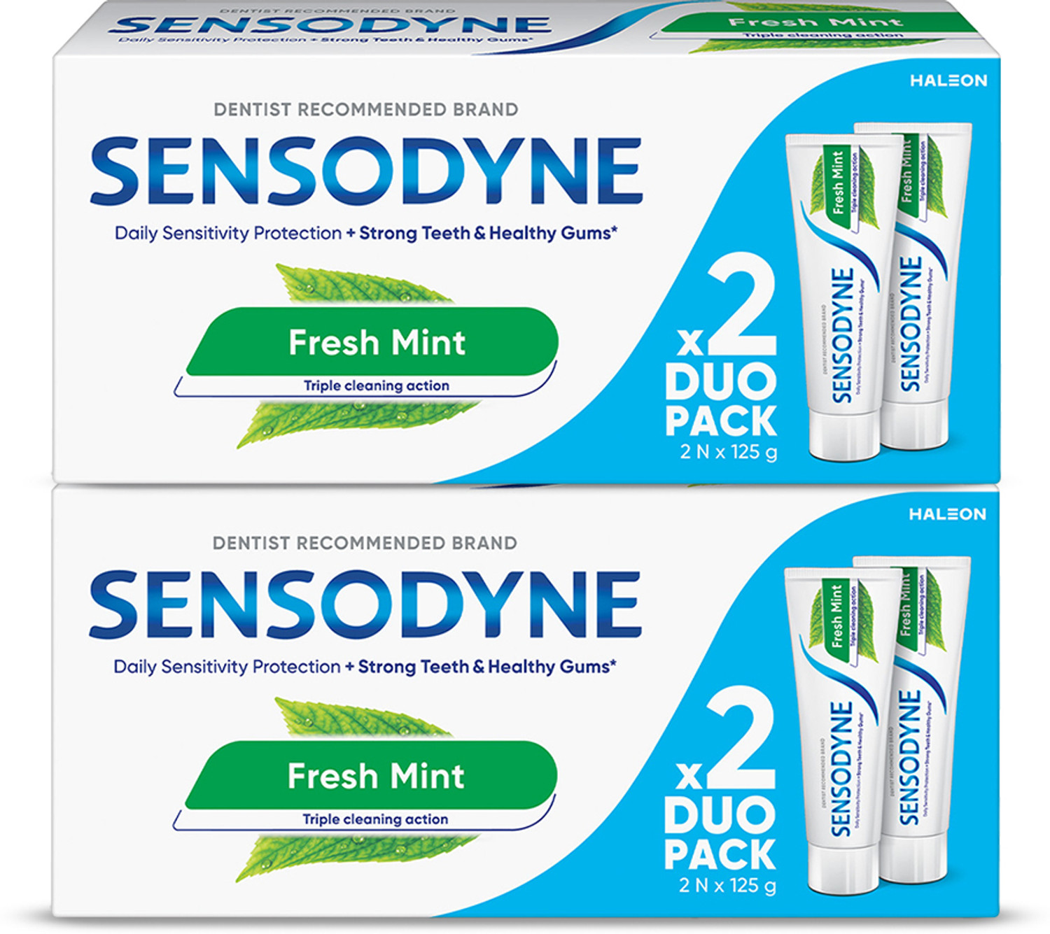 Sensodyne Daily Sensitivity Relief Fresh Mint Toothpaste 500g (Pack - Image 1