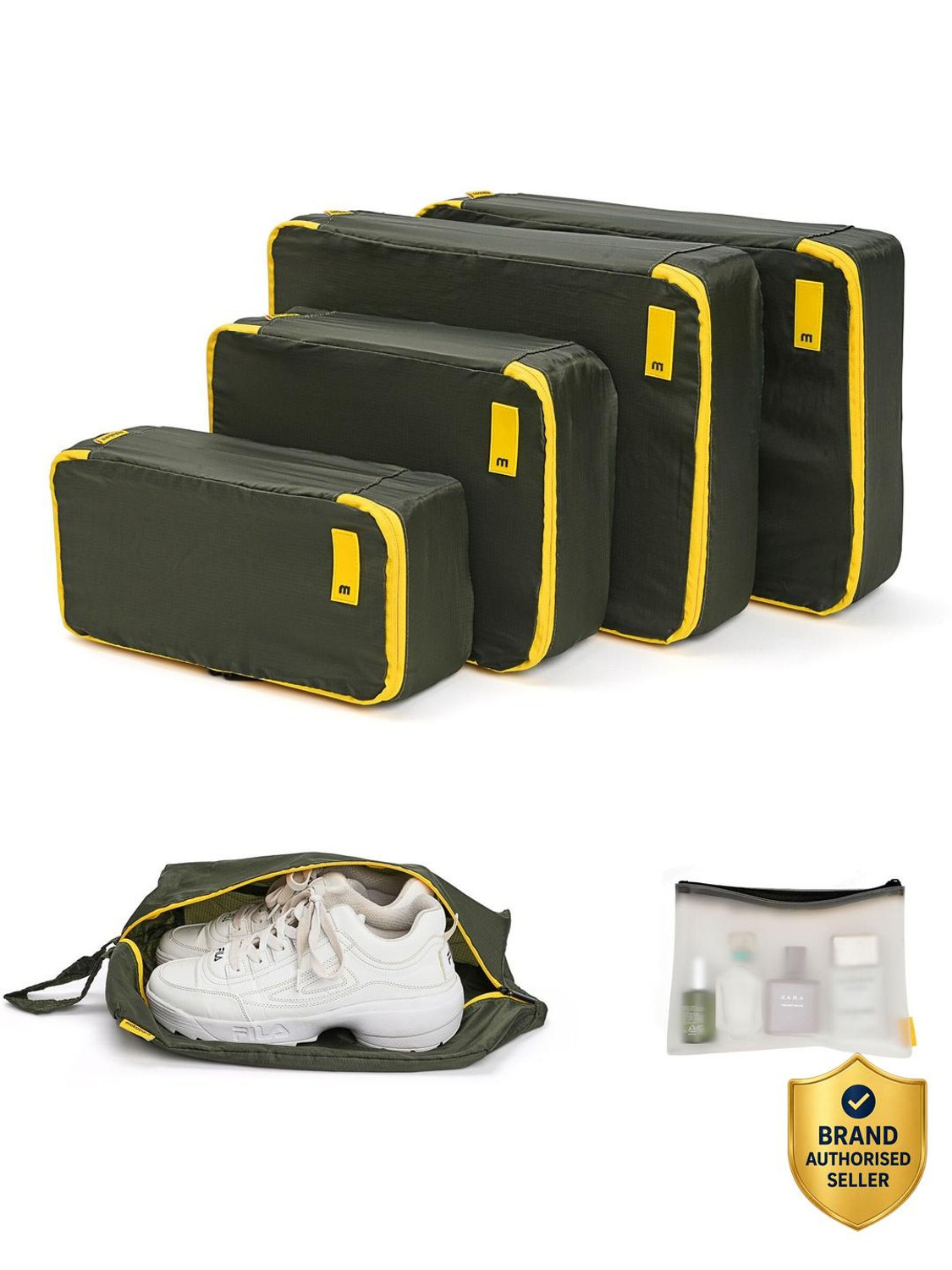Mokobara Packing Cubes Set of 6 (Green) - Image 1