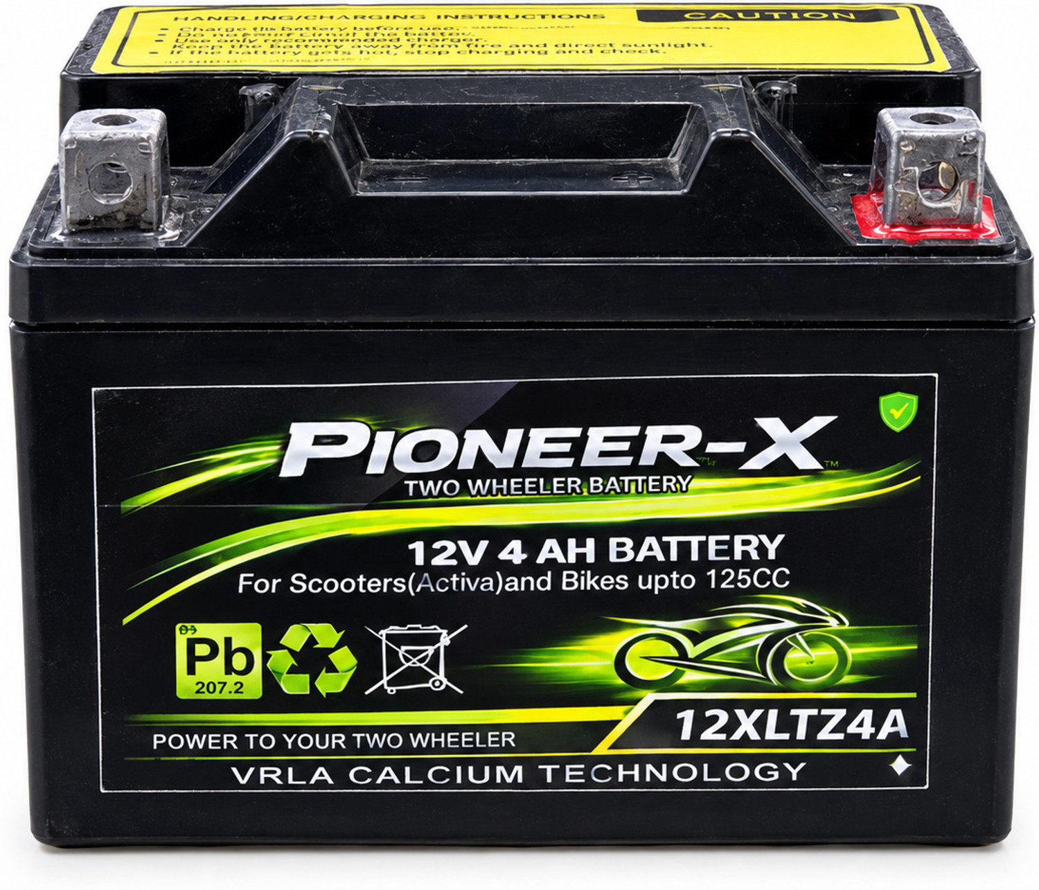 Pioneer-x XLTZ4-4LB 4Ah Battery for Scooters & Bikes up to 125CC - Image 1