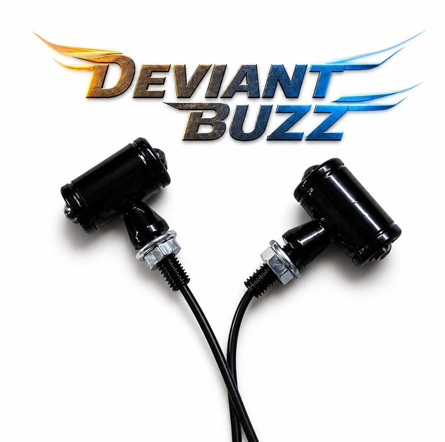 Deviant Buzz LED Indicator Light for Bike (Blue, Orange) - Image 1