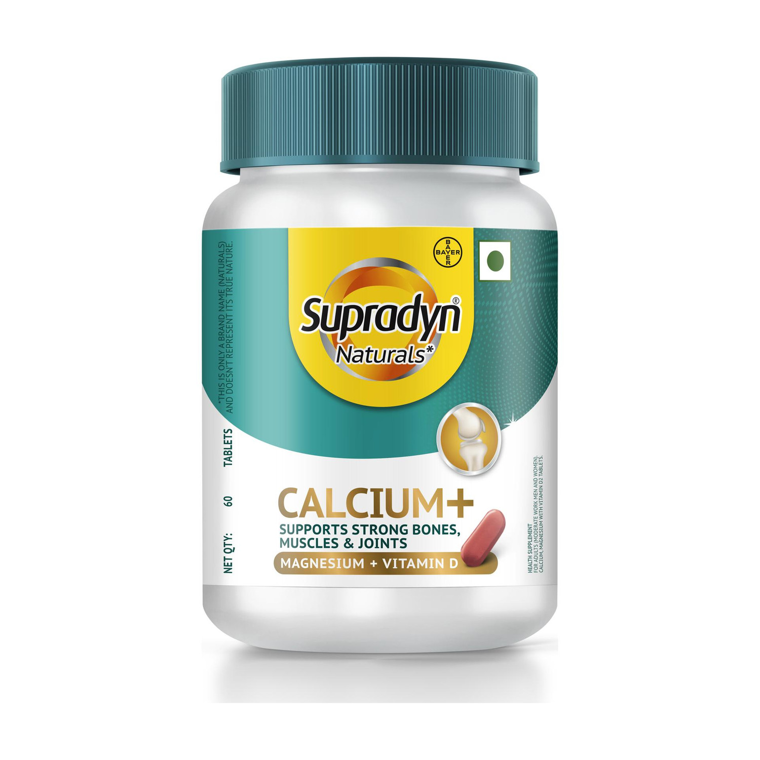 Supradyn Naturals Calcium+ 60 Tablets