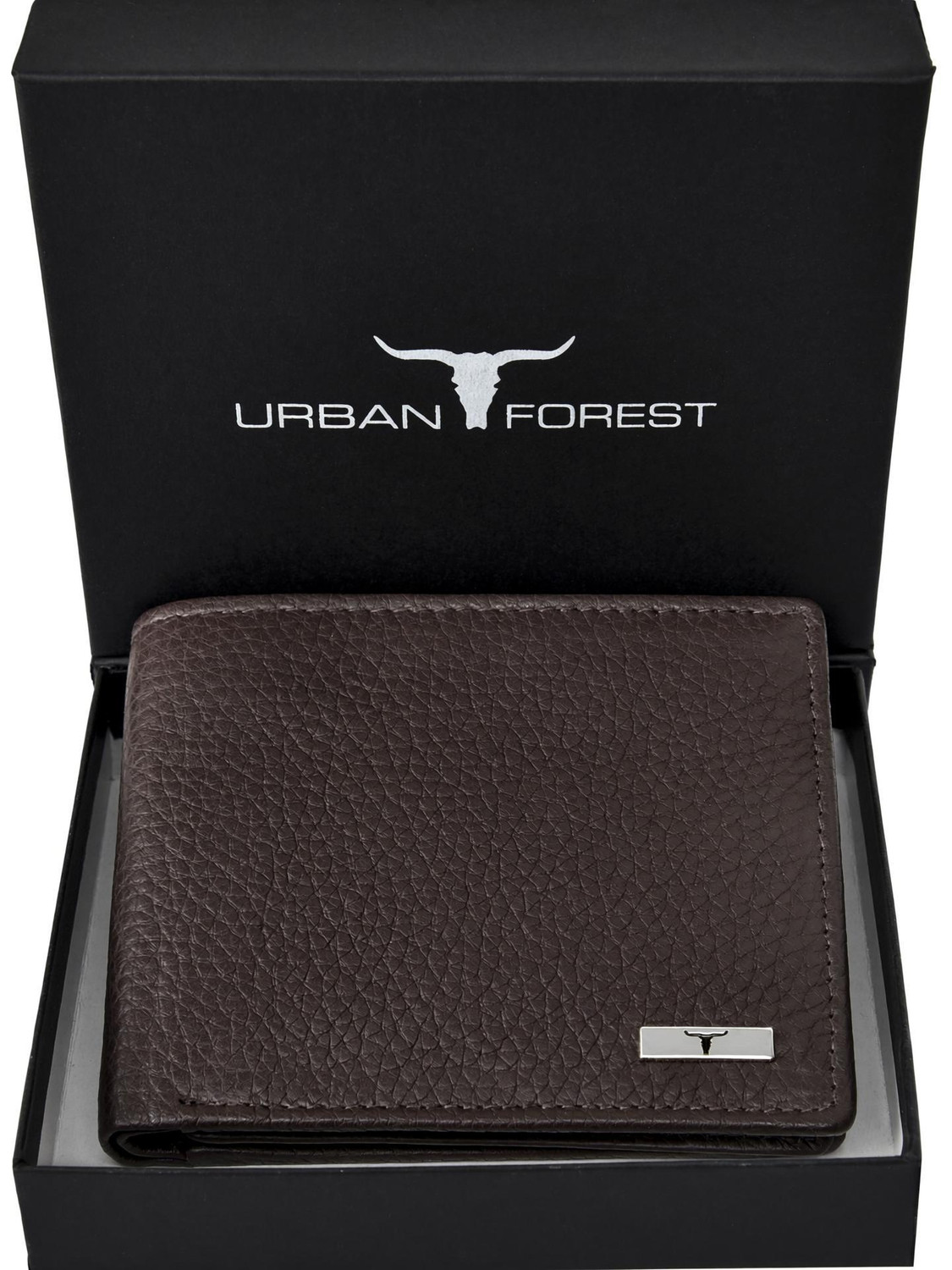 URBAN FOREST Men Brown Genuine Leather RFID Wallet - Regular Size (6 Card Slots) - Image 1