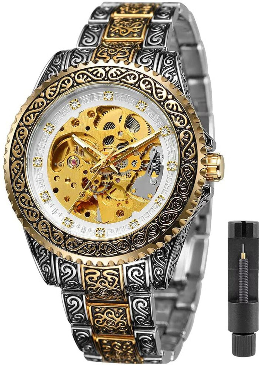 OneThread Men's Automatic Mechanical Analog Watch - Image 1