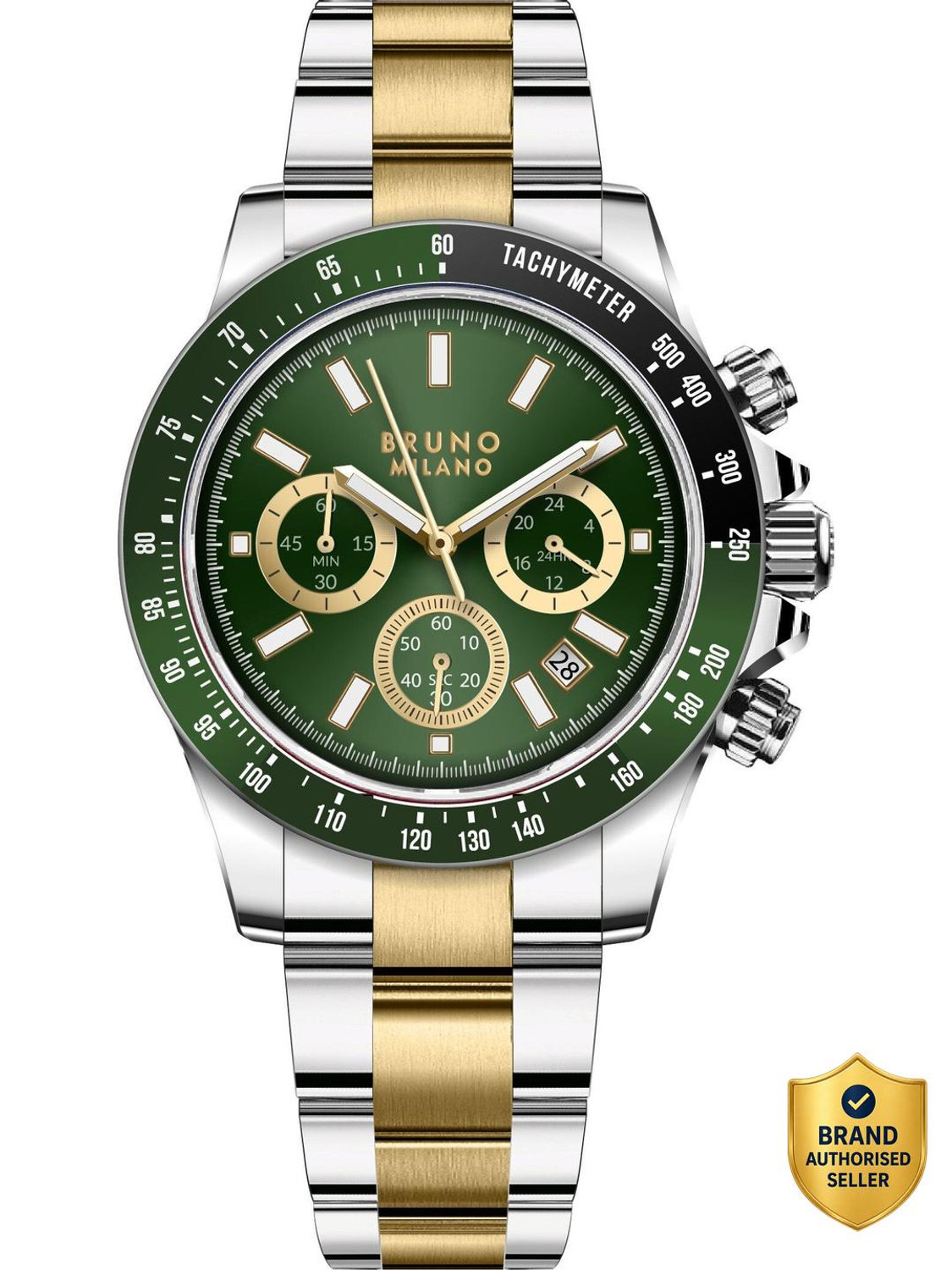 Bruno Milano Men's Chronograph Stainless Steel Watch - Image 1