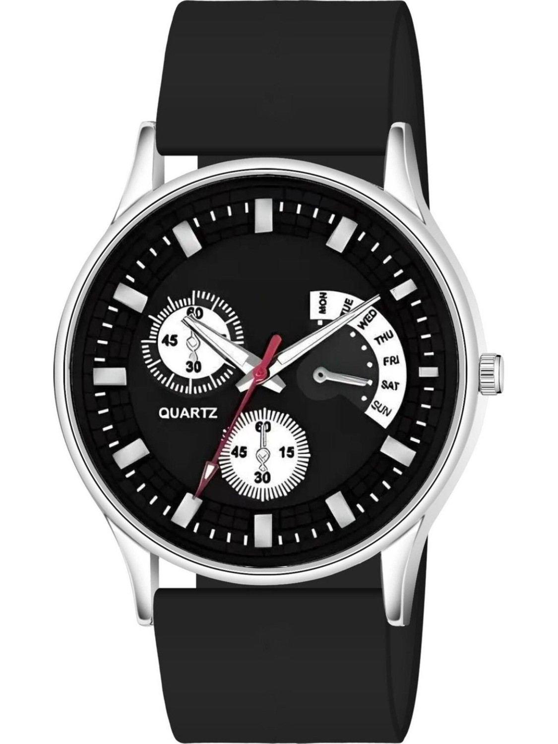 Shivark Silicone Strap Boys Analog Watch Analog Watch - For Men Silicone Strap Stylish Daily - Image 1