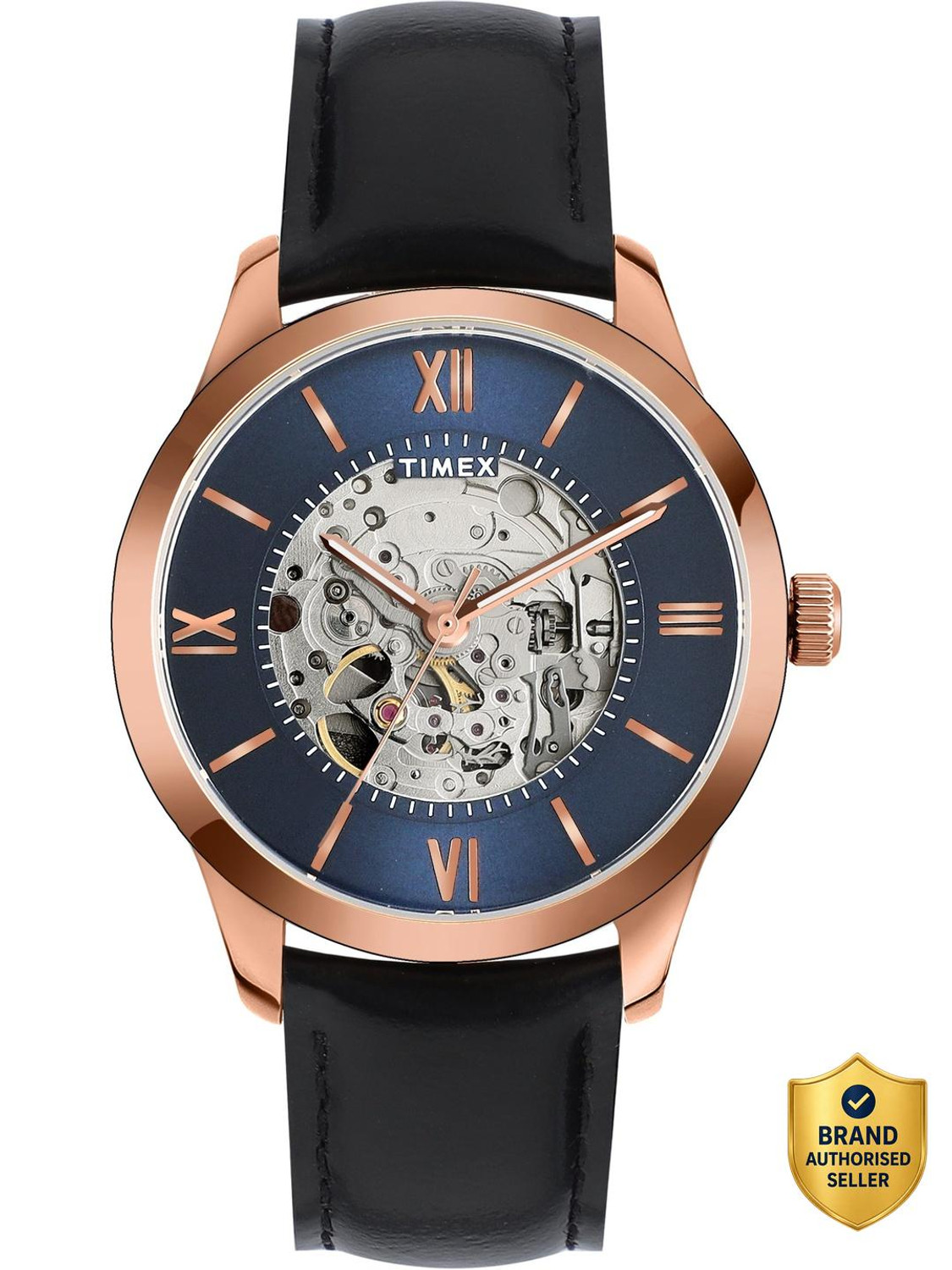 TIMEX Automatic Blue Dial Analog Watch - For Men TWEG208SMU07 - Image 1