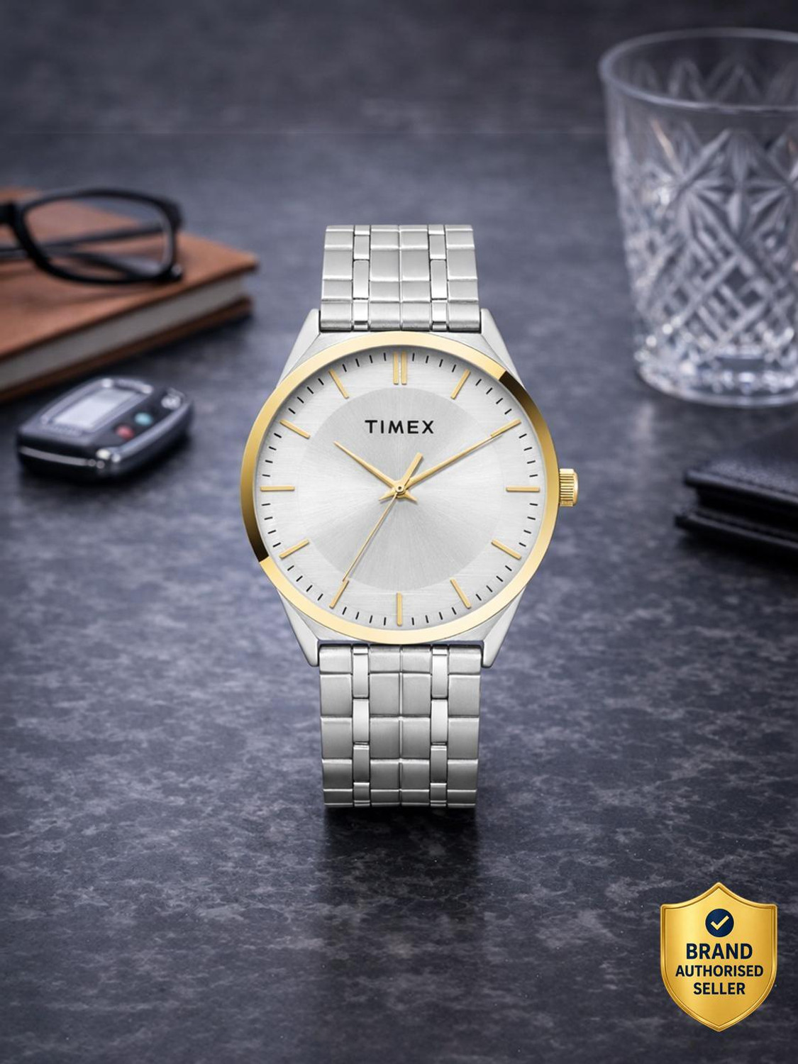 TIMEX Silver Dial Analog Watch - For Men TWEG355SMU01T - Image 1