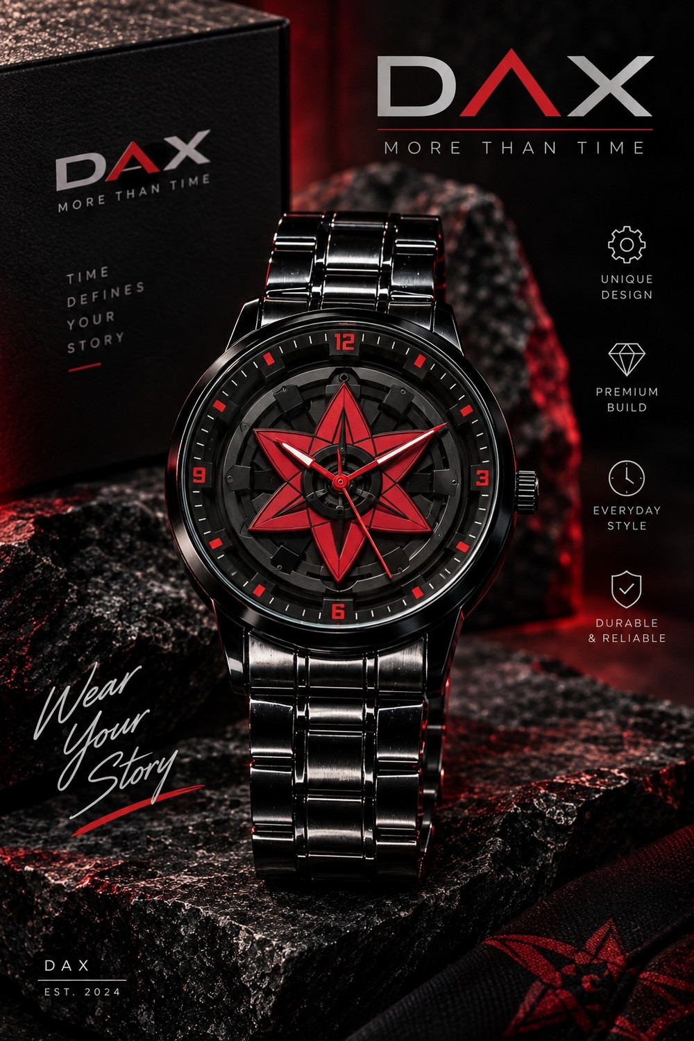 DAX Wheel Analog Watch for Boys - Image 1