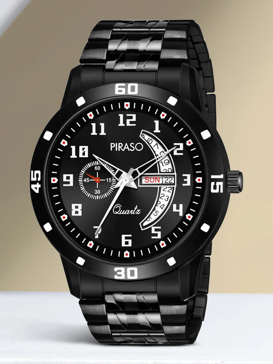 PIRASO PR2727 FULL BLACK डॠà¤à¤à¤¡ डà¥à¤ वरà¥à¤à¤¿à¤à¤ डिसà¥à¤ªà¥à¤²à¥ फà¥à¤° मà¥à¤¨ à¤à¤à¤¡ बà¥à¤¯ - पà¥à¤°à¥à¤·à¥à¤ à¤à¥ लिठà¤à¤¡à¤¼à¥ - Image 1