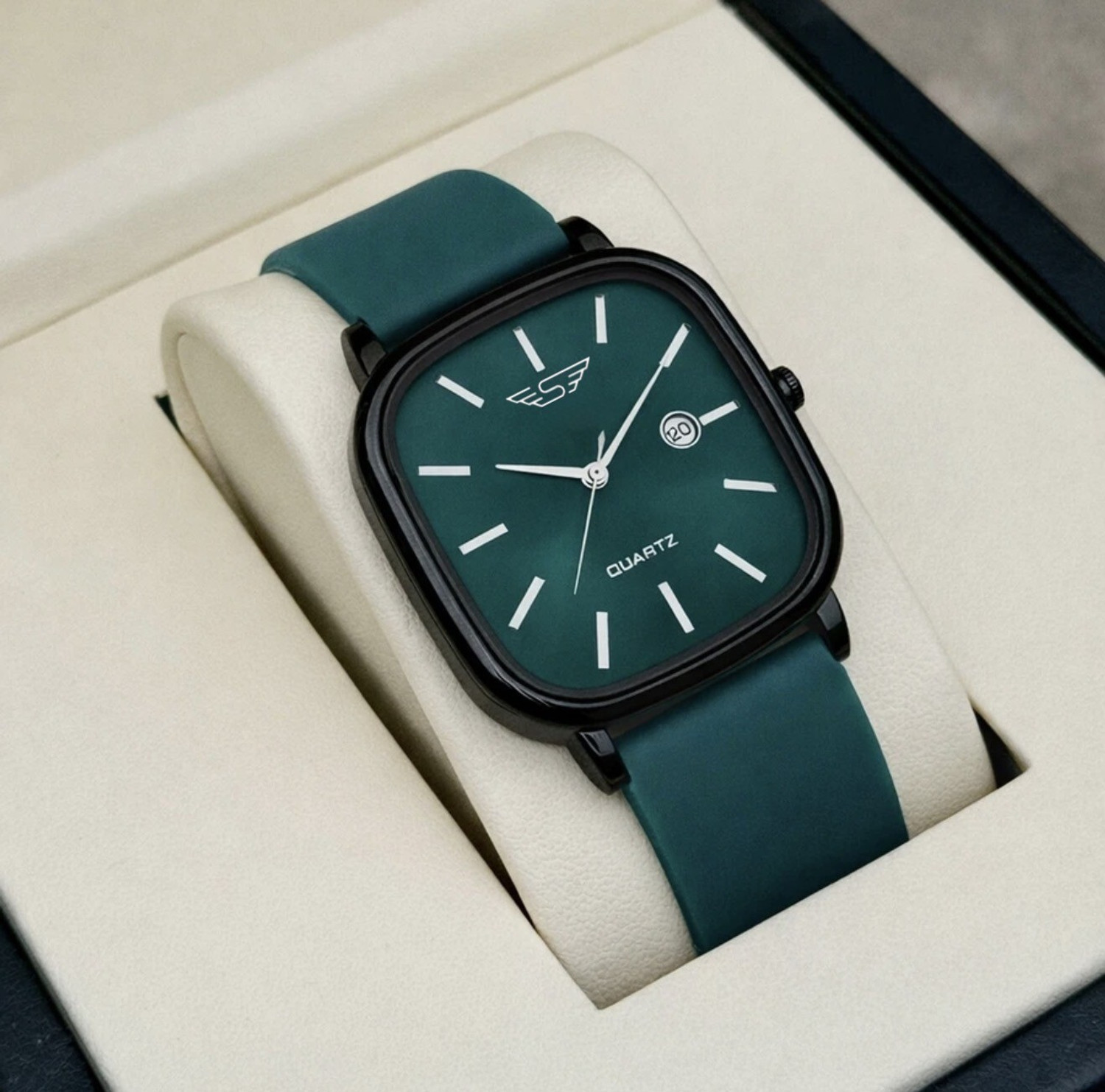 Shivark Trendy Rich Look Analog Date Function Working Analog Watch - For Men DD-23 - Image 1