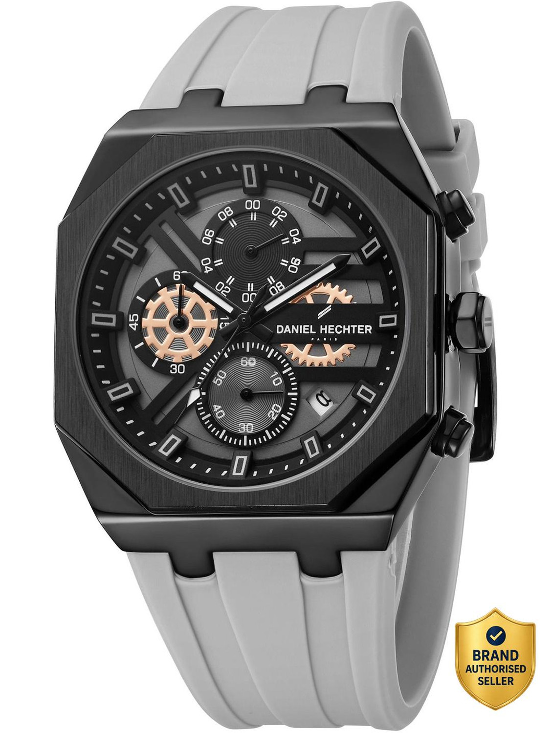 Daniel Hechter Orsay Multifunctional Black Dial Watch DHM1007-04 - Image 1